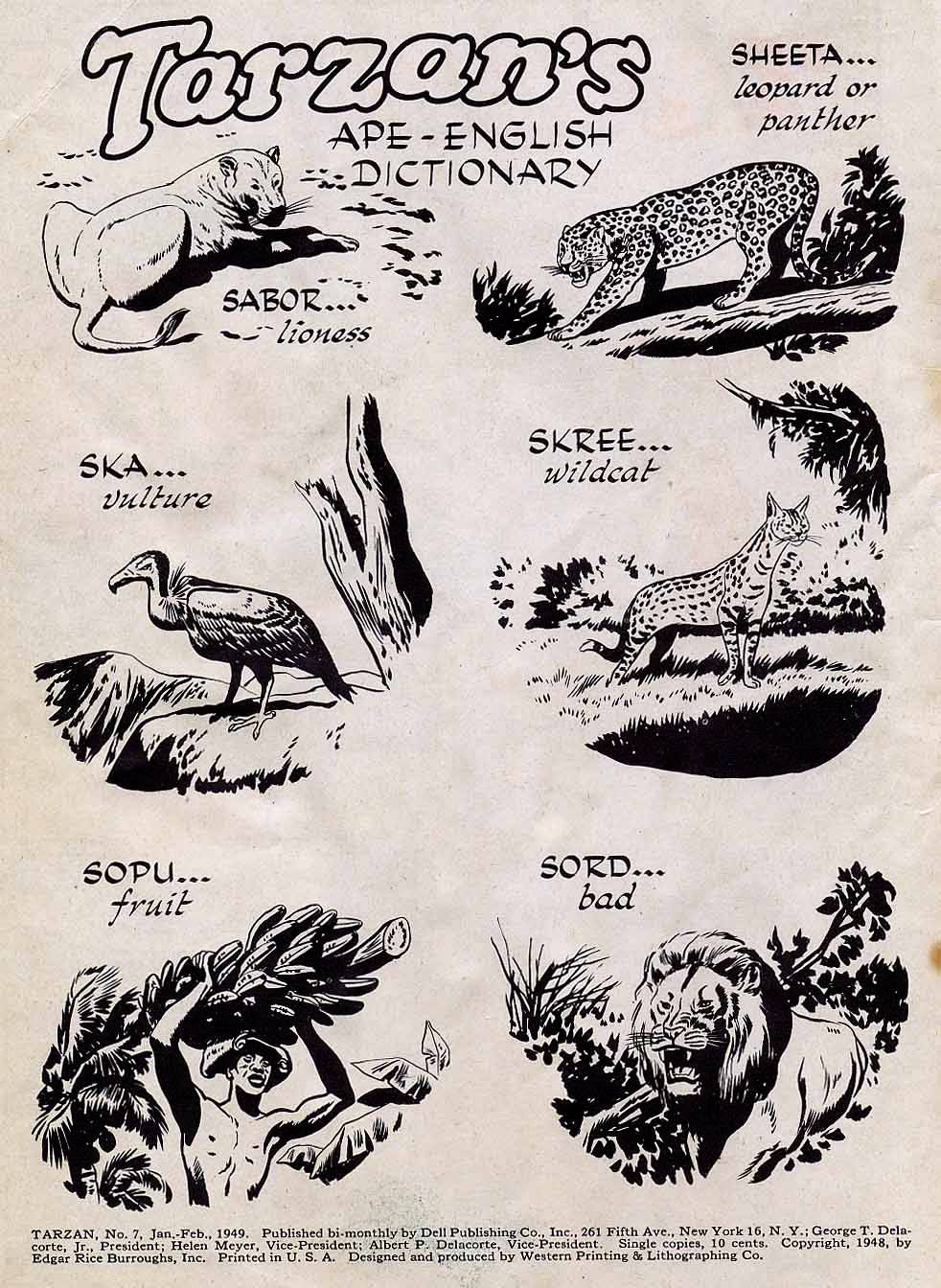 Read online Tarzan (1948) comic -  Issue #7 - 2