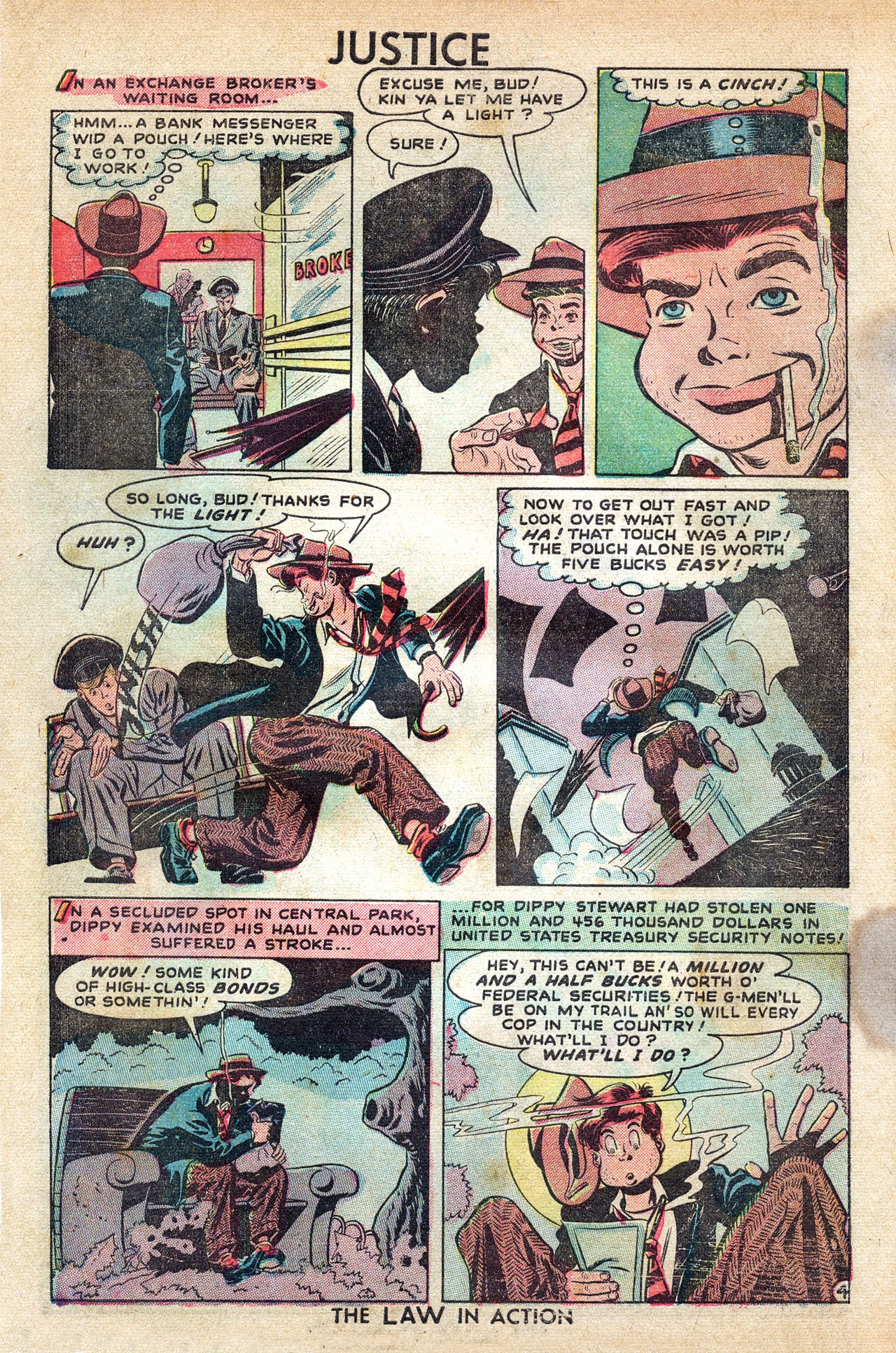 Read online Justice Comics (1948) comic -  Issue #7 - 6