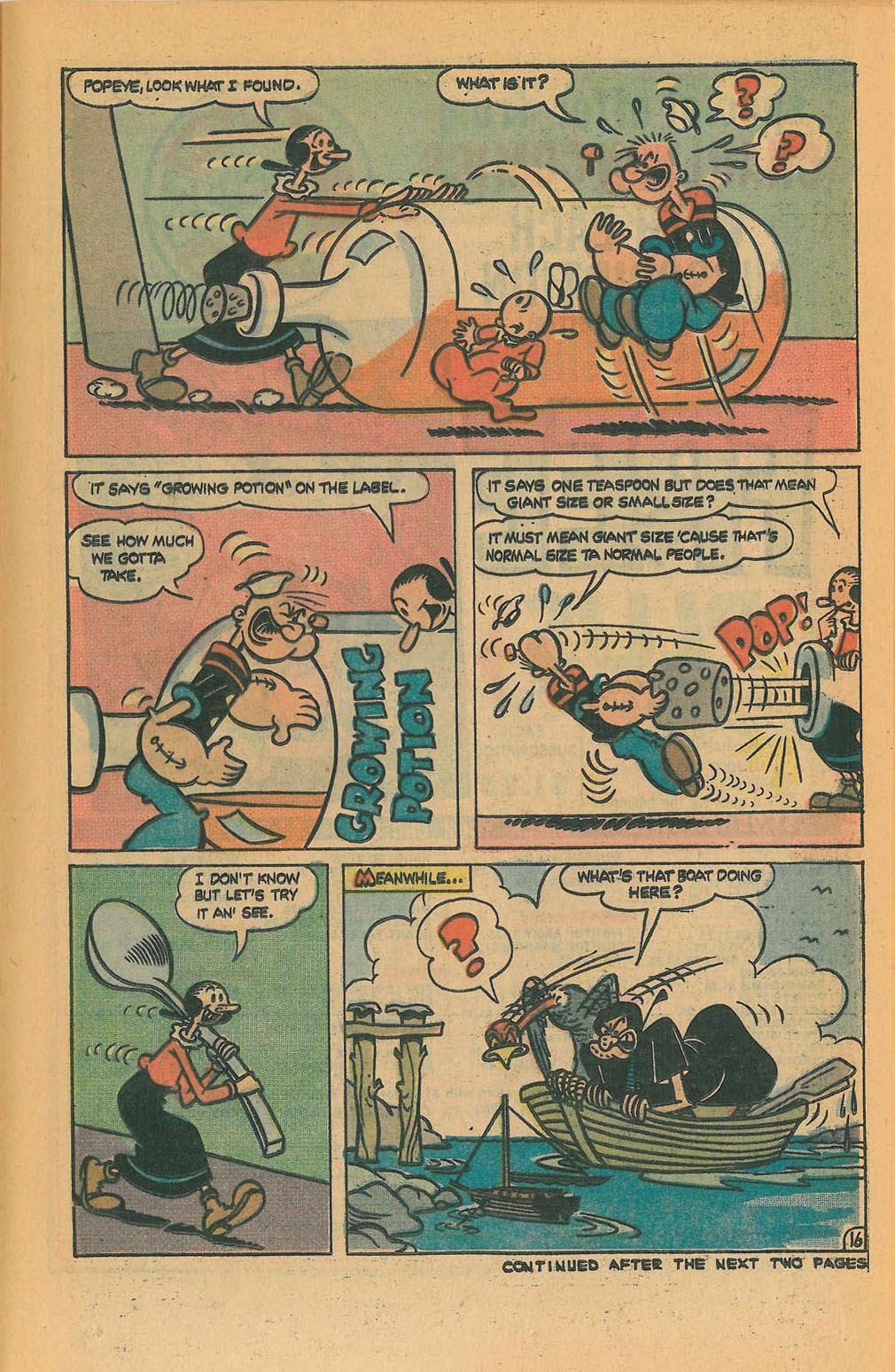 Read online Popeye (1948) comic -  Issue #129 - 21