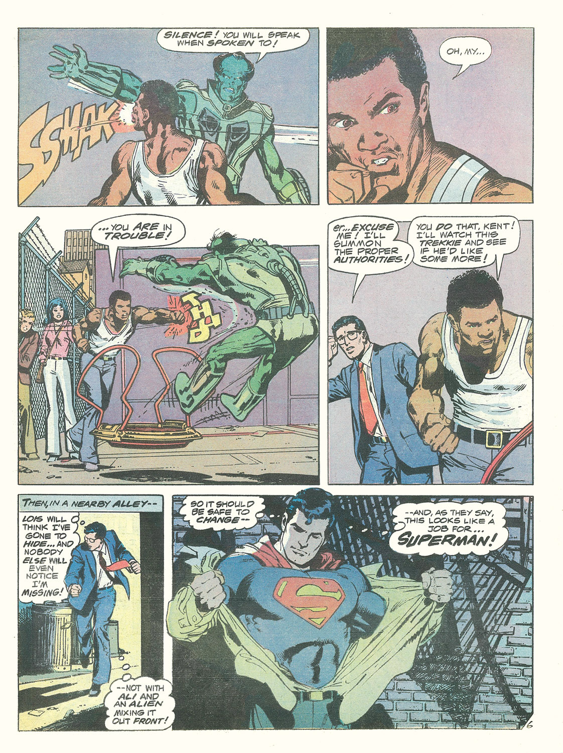 Read online Superman vs Muhammad Ali (1978) comic -  Issue # Full - 7
