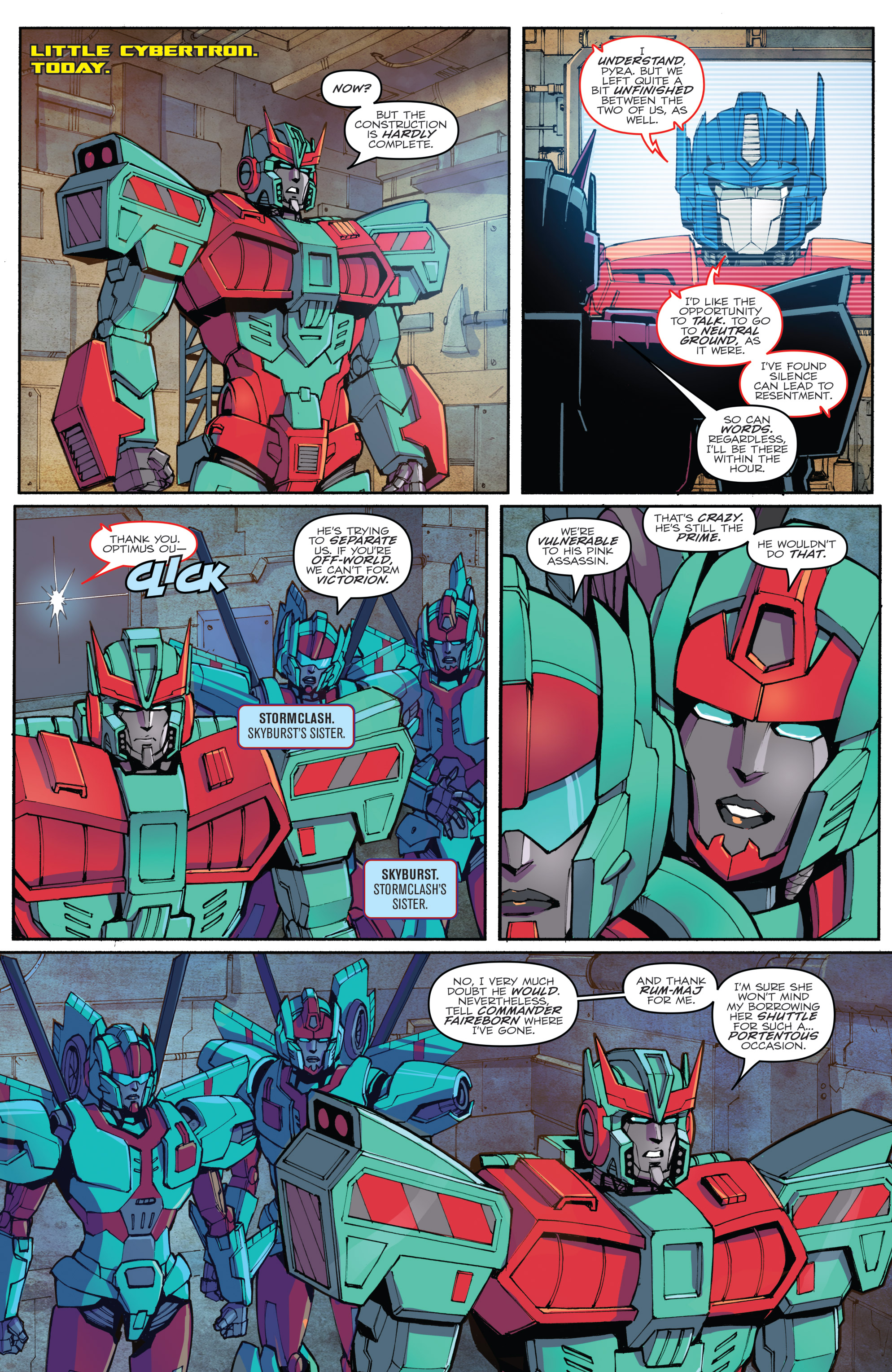 Read online Optimus Prime comic -  Issue #8 - 15