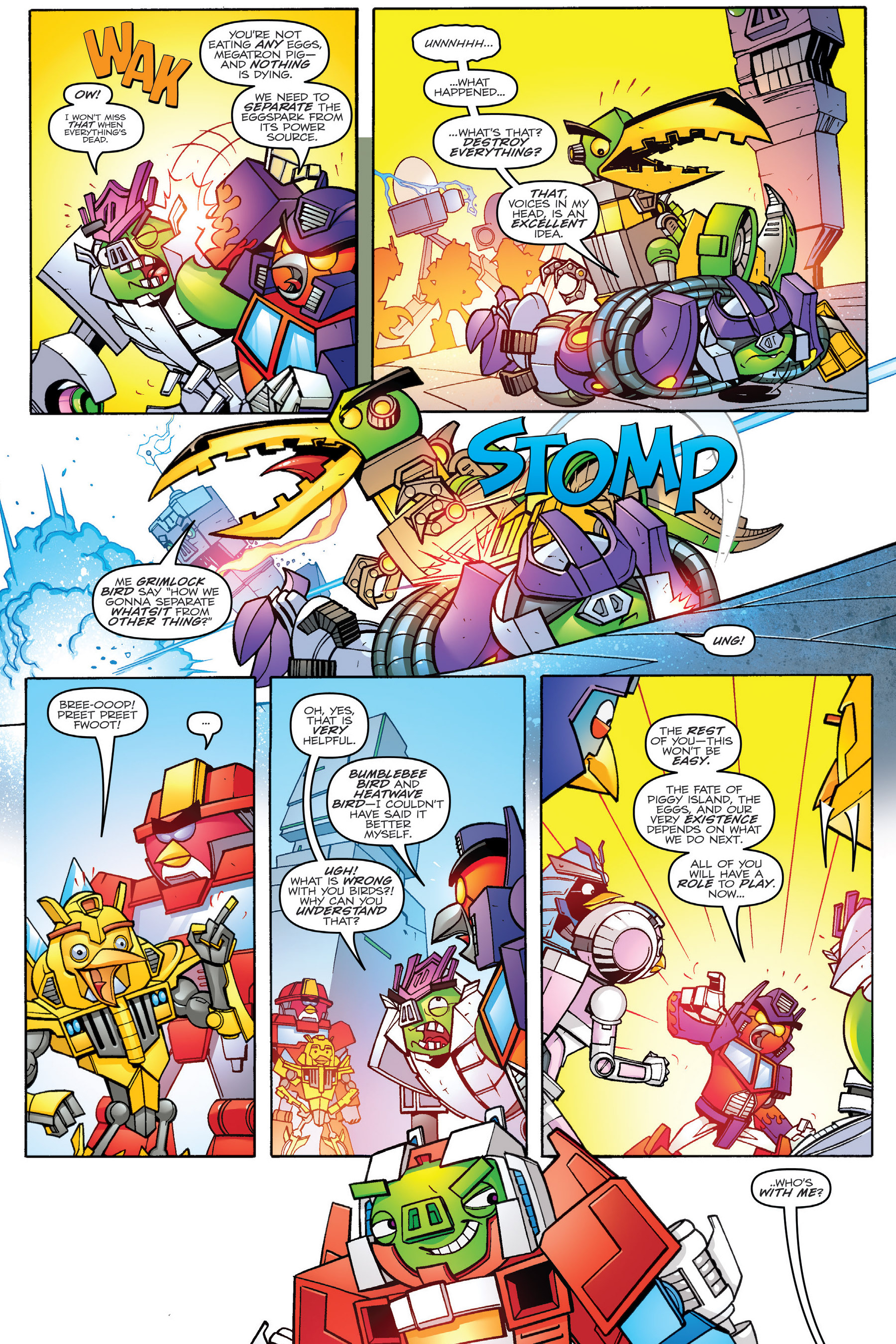Read online Angry Birds Transformers: Age of Eggstinction comic -  Issue # Full - 73