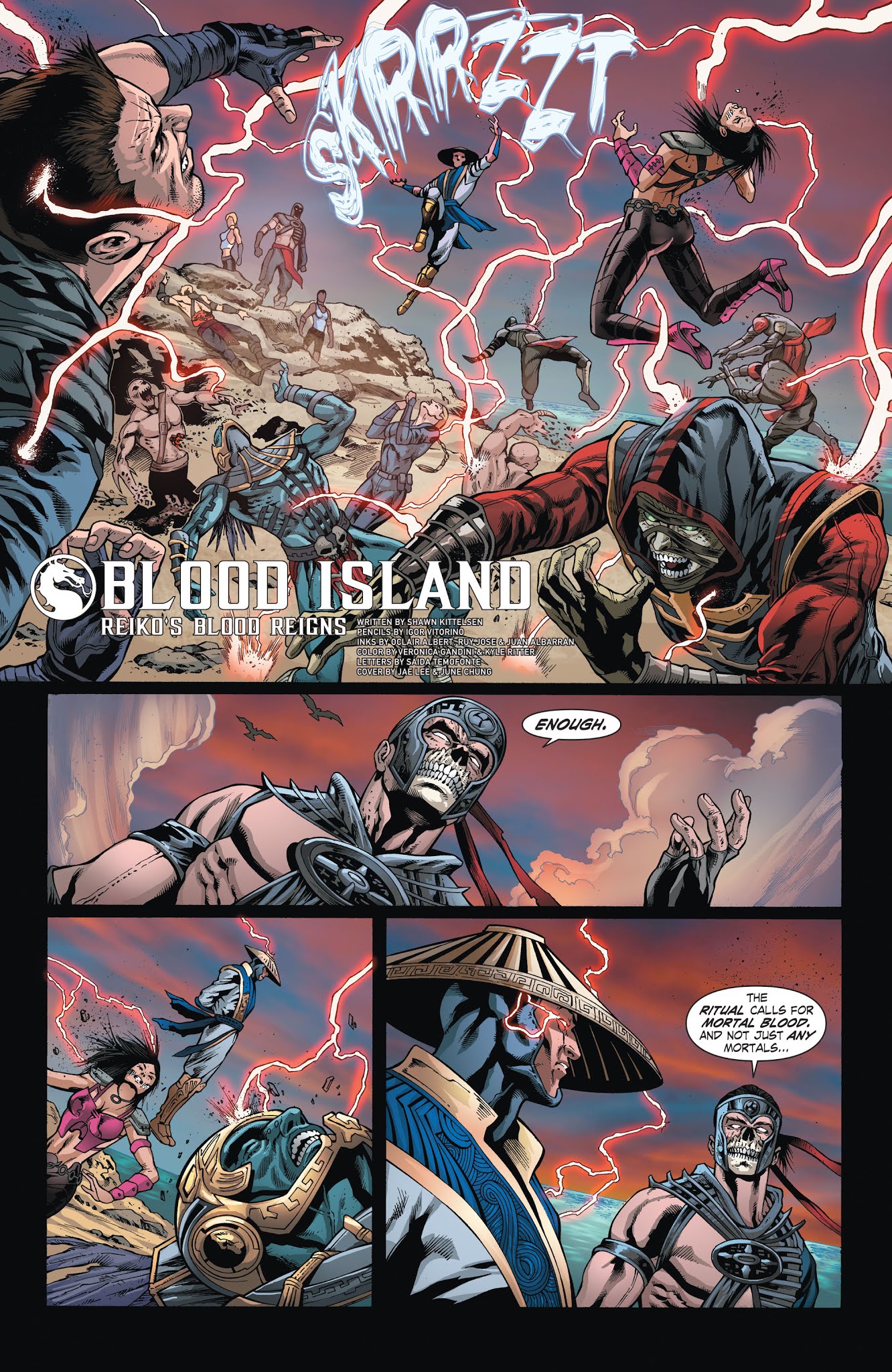 Read online Mortal Kombat X [I] comic -  Issue # _TPB 3 - 37