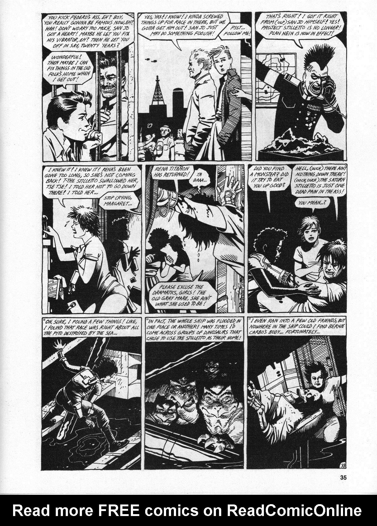 Read online Love and Rockets (1982) comic -  Issue #2 - 35