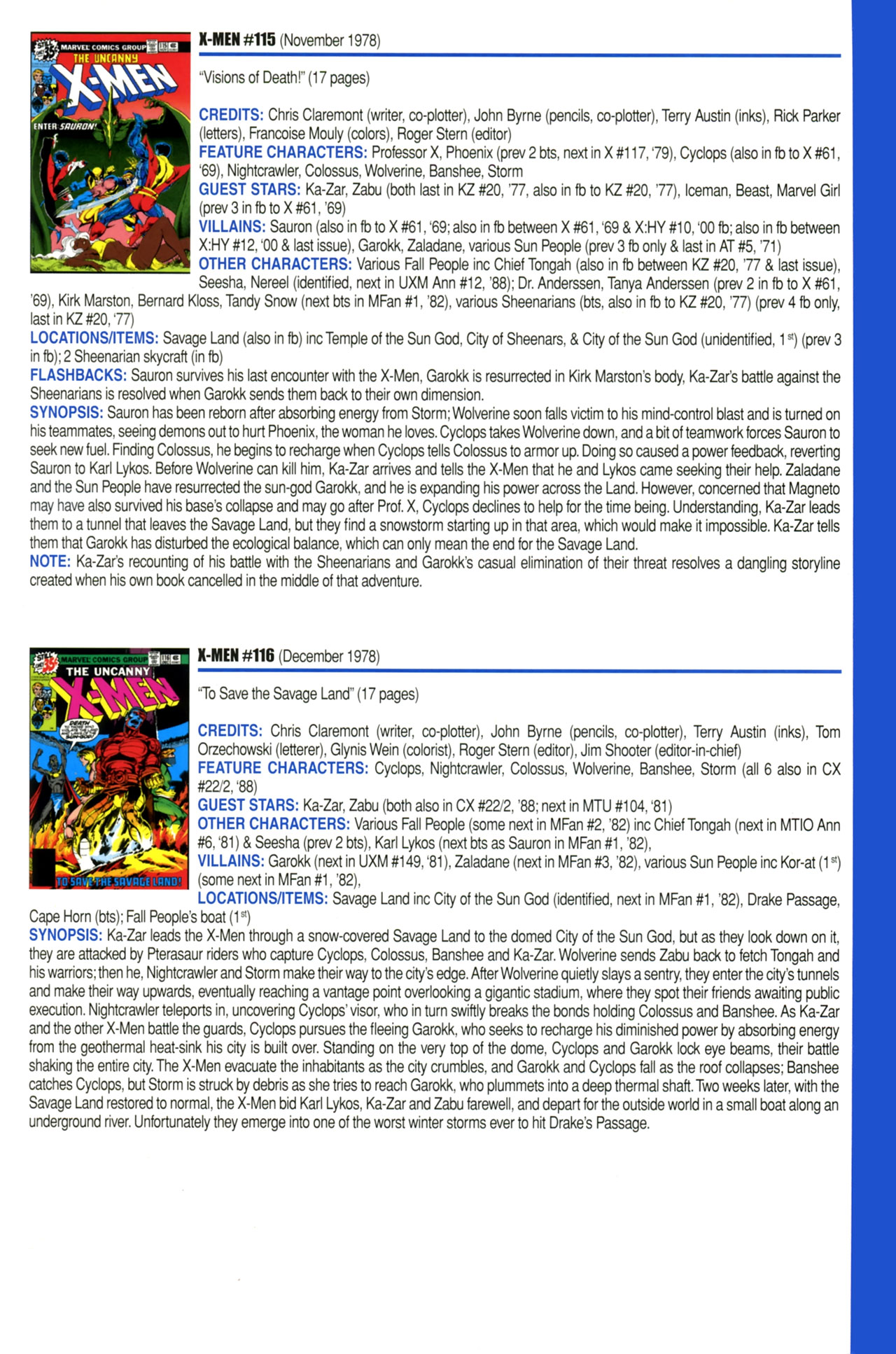 Read online Official Index to the Marvel Universe comic -  Issue #3 - 49