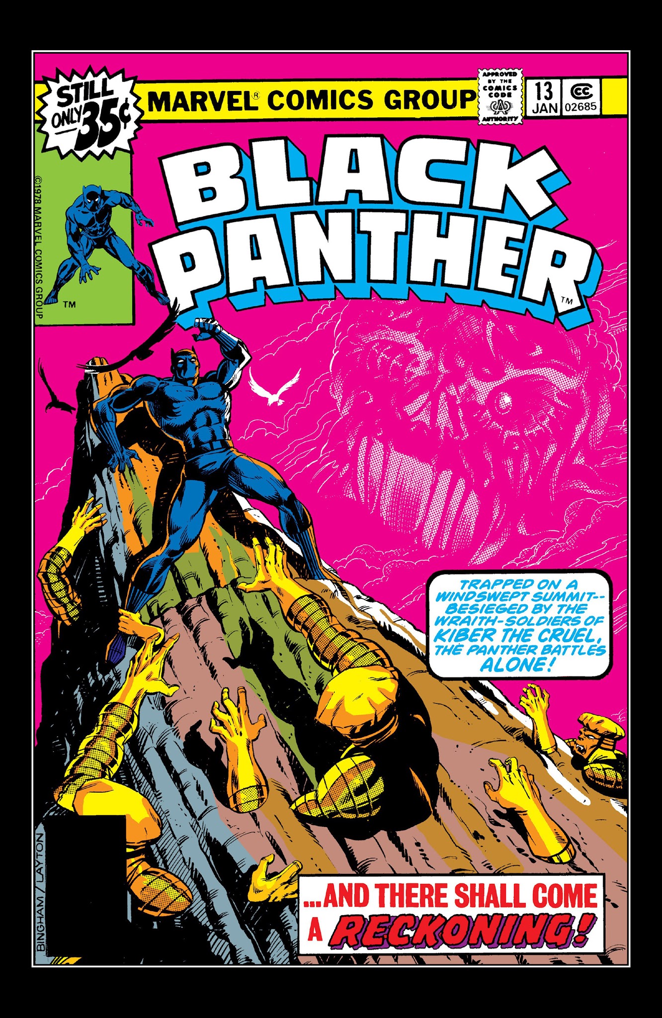 Read online Marvel Masterworks: The Black Panther comic -  Issue # TPB 2 - 220