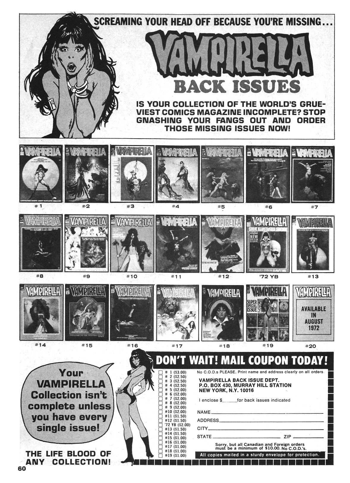 Read online Vampirella (1969) comic -  Issue #19 - 60