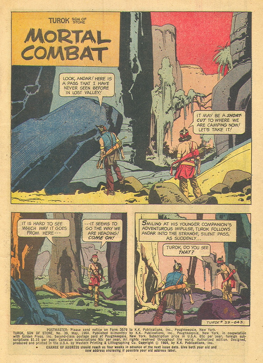 Read online Turok, Son of Stone comic -  Issue #39 - 3