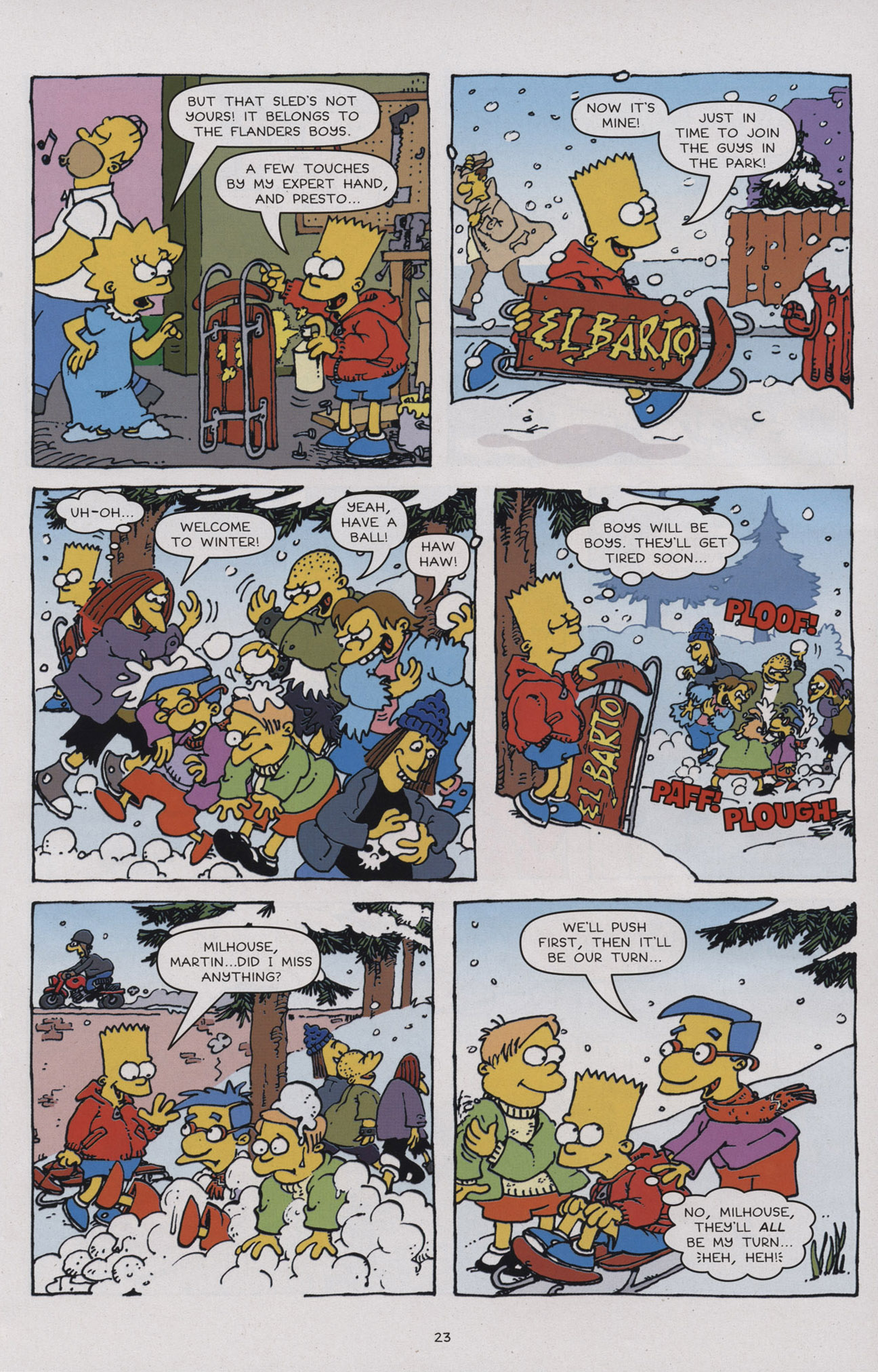 Read online The Simpsons Winter Wingding comic -  Issue #6 - 25