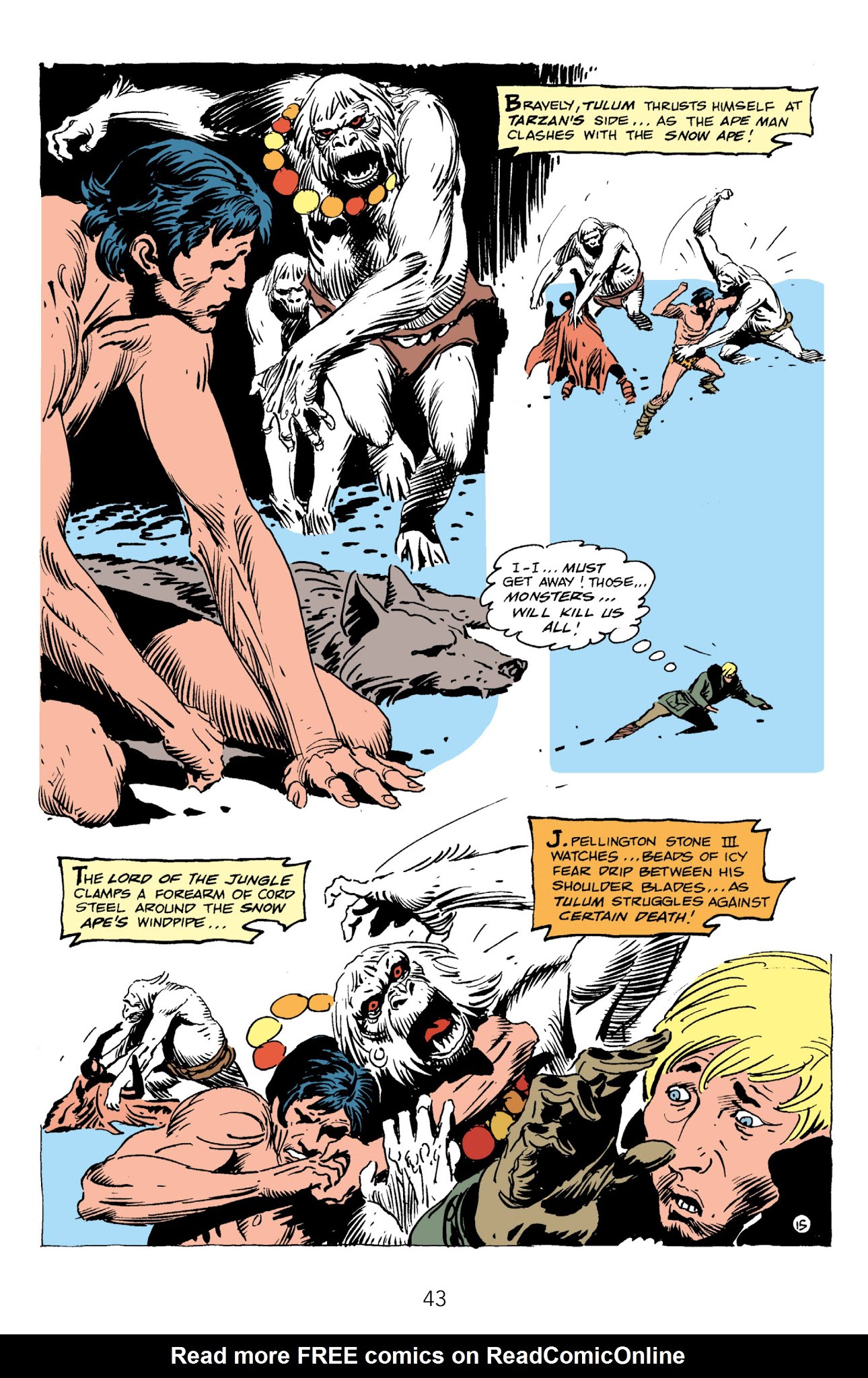 Read online Edgar Rice Burroughs' Tarzan The Joe Kubert Years comic -  Issue # TPB 3 (Part 1) - 45