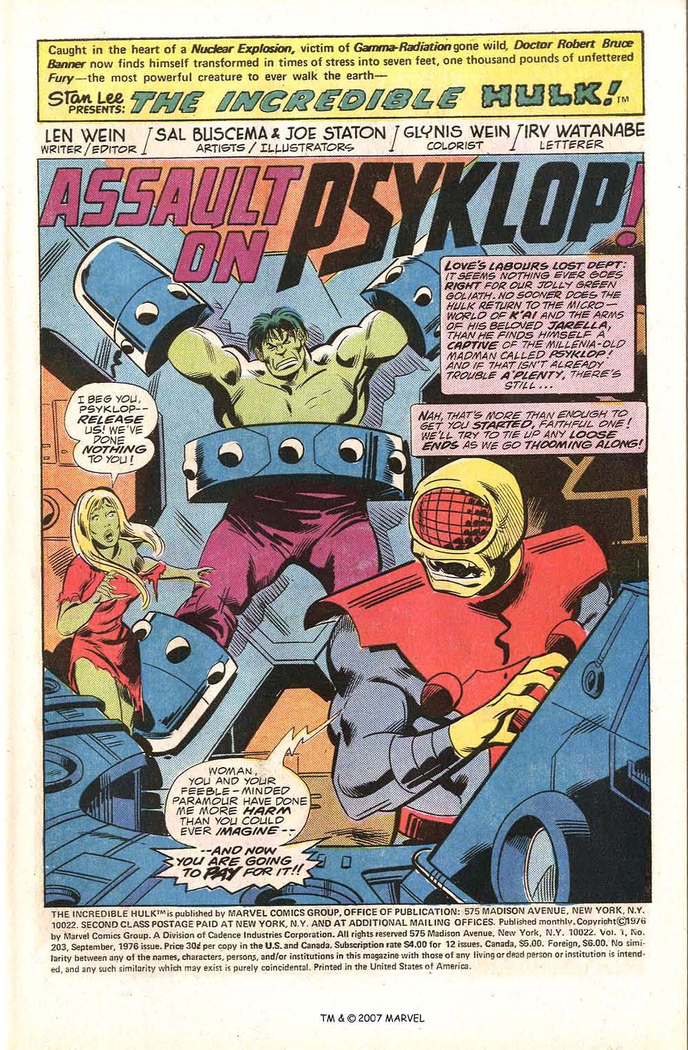Read online The Incredible Hulk (1968) comic -  Issue #203 - 3