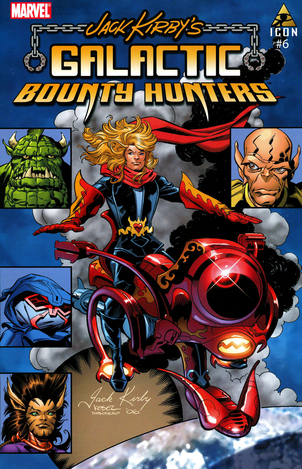 Read online Jack Kirby's Galactic Bounty Hunters comic -  Issue #6 - 1