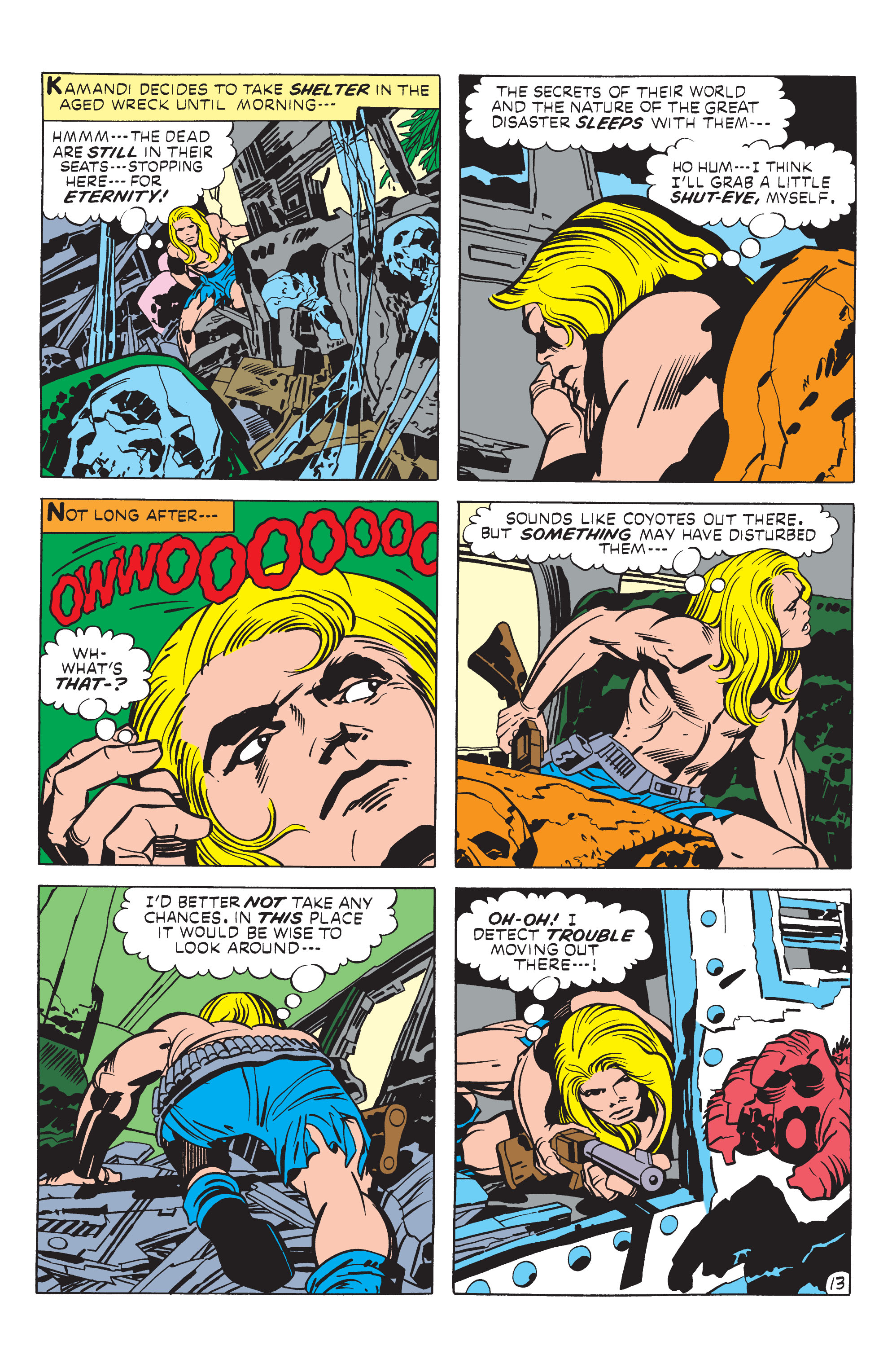 Read online Kamandi, The Last Boy On Earth comic -  Issue #8 - 13