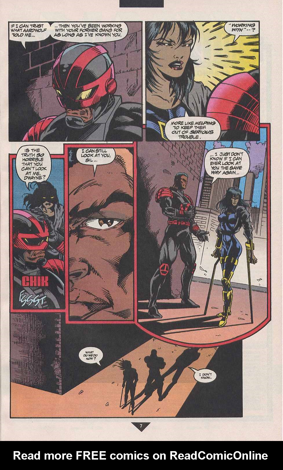 Read online Night Thrasher comic -  Issue #4 - 7