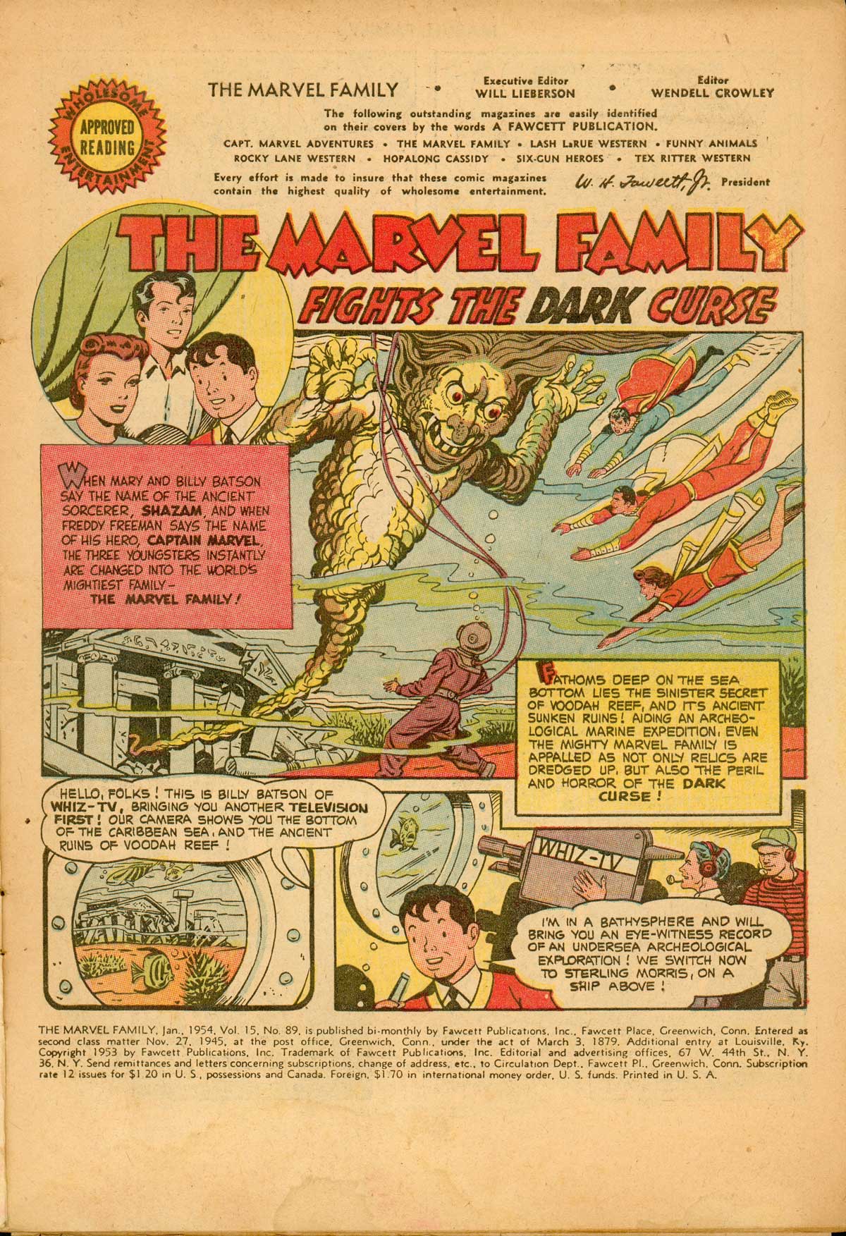 Read online The Marvel Family comic -  Issue #89 - 3