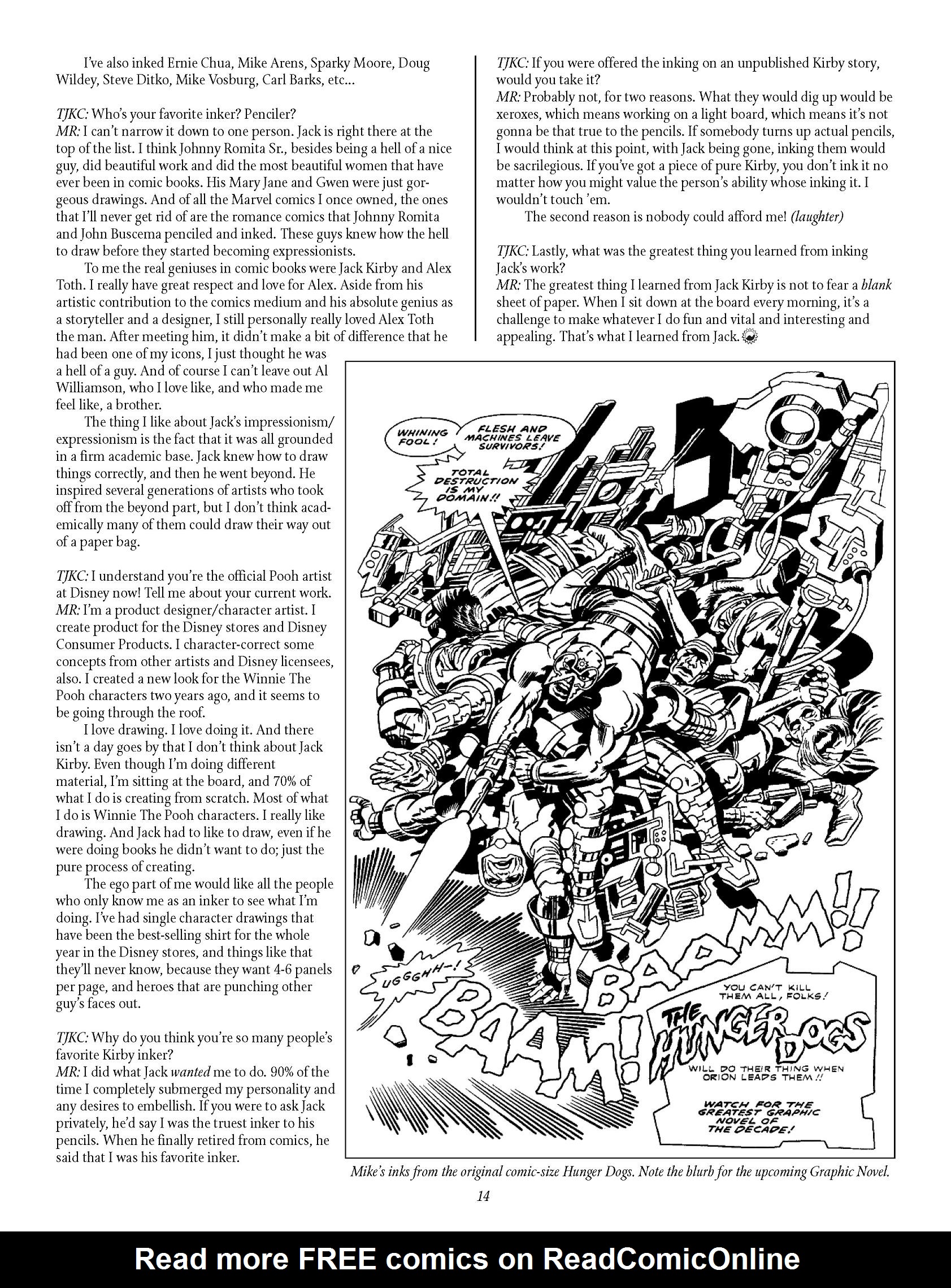 Read online The Jack Kirby Collector comic -  Issue #6 - 14