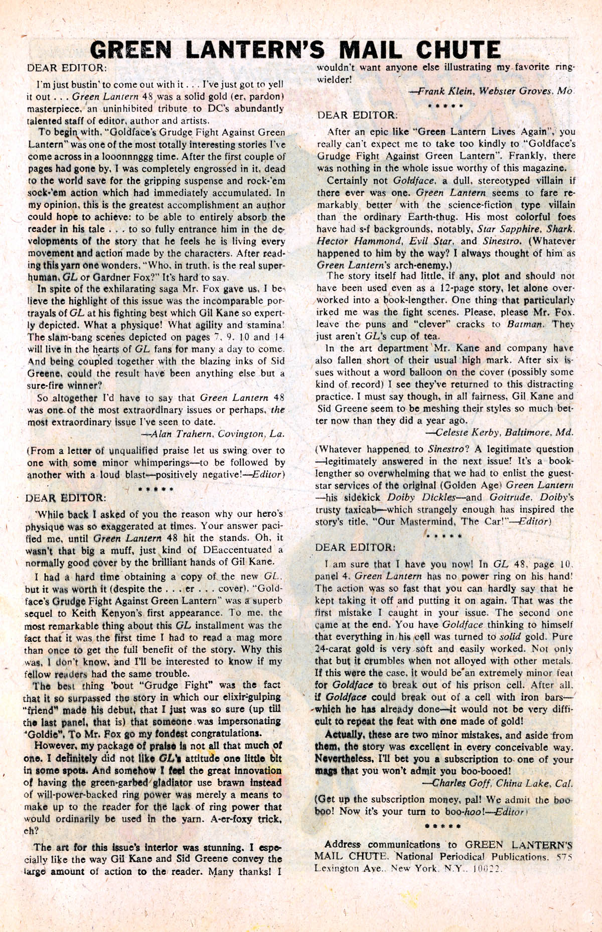 Read online Green Lantern (1960) comic -  Issue #51 - 13