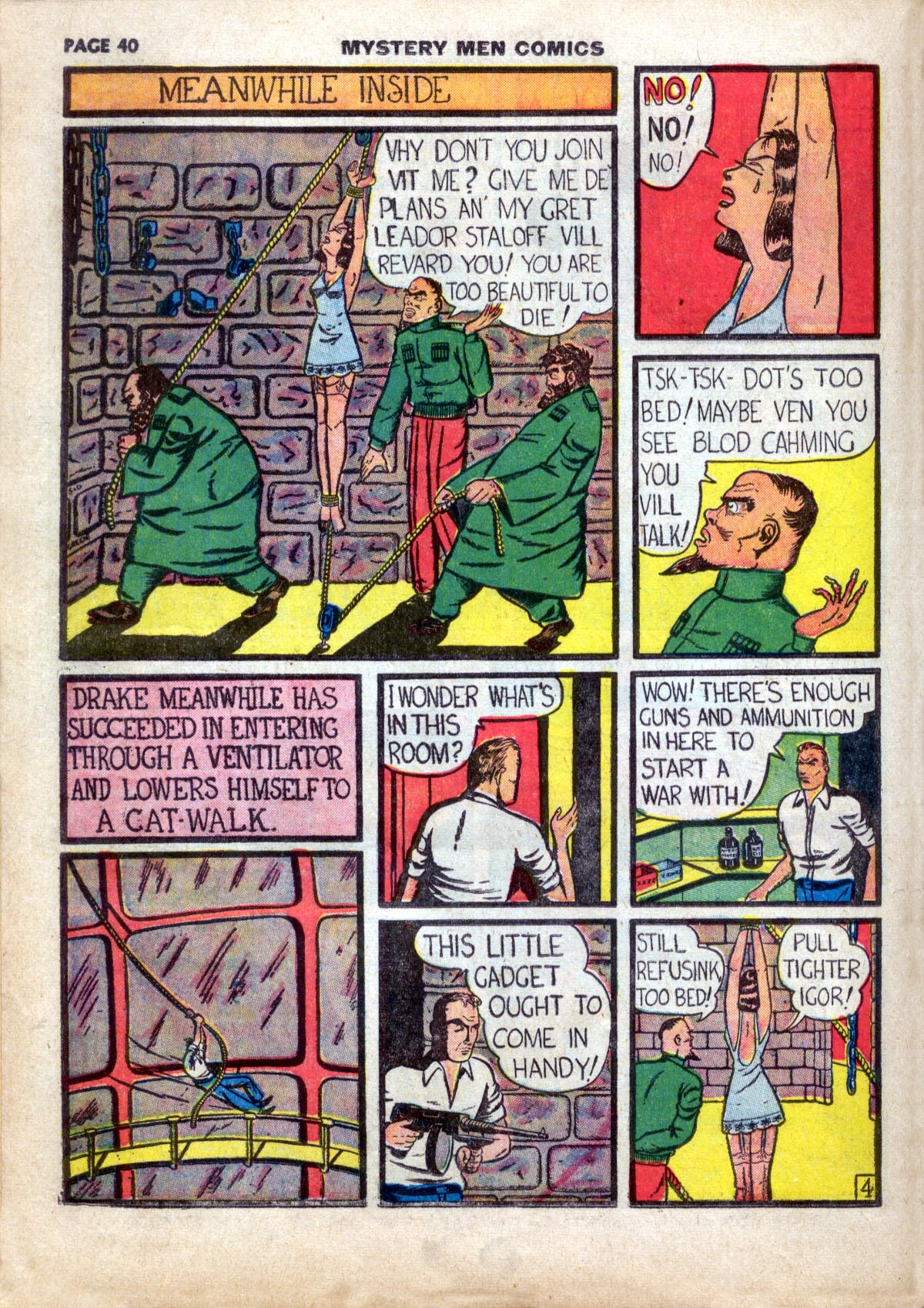 Read online Mystery Men Comics comic -  Issue #13 - 44