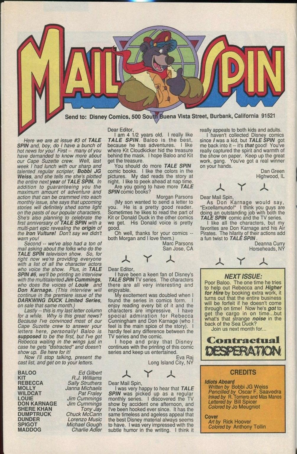 Read online Disney's Tale Spin comic -  Issue #3 - 29