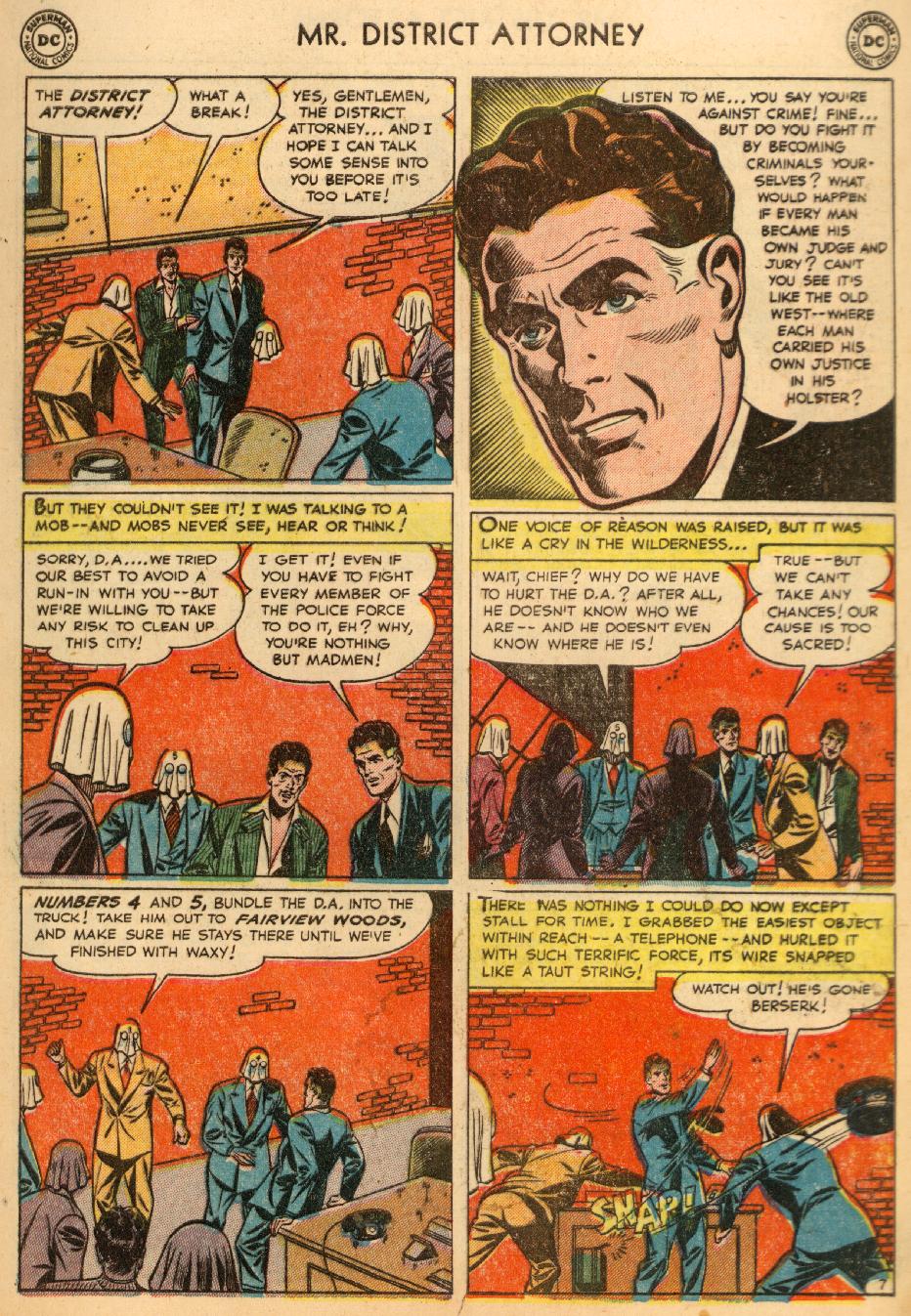 Read online Mr. District Attorney comic -  Issue #27 - 9