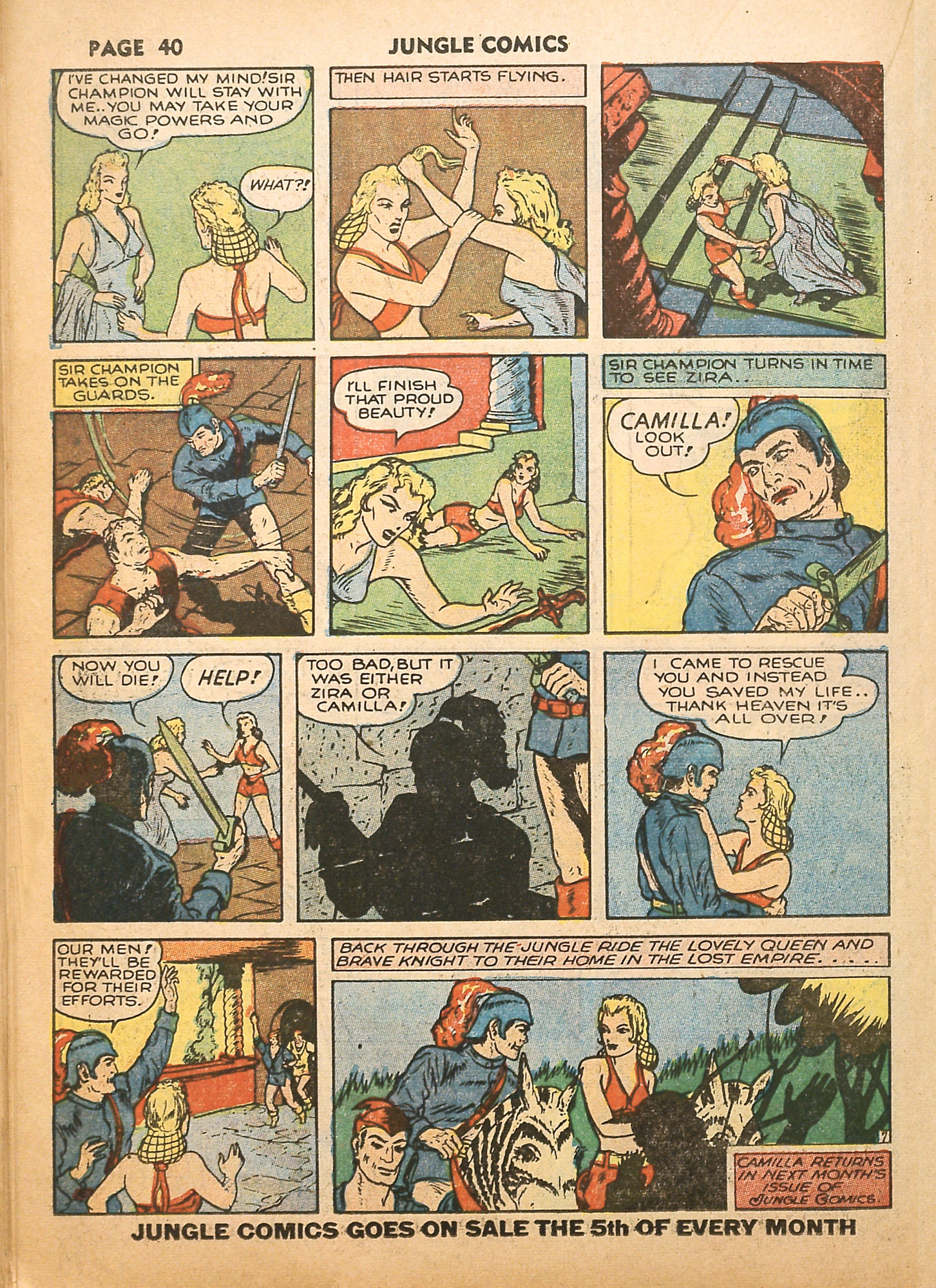 Read online Jungle Comics comic -  Issue #13 - 42
