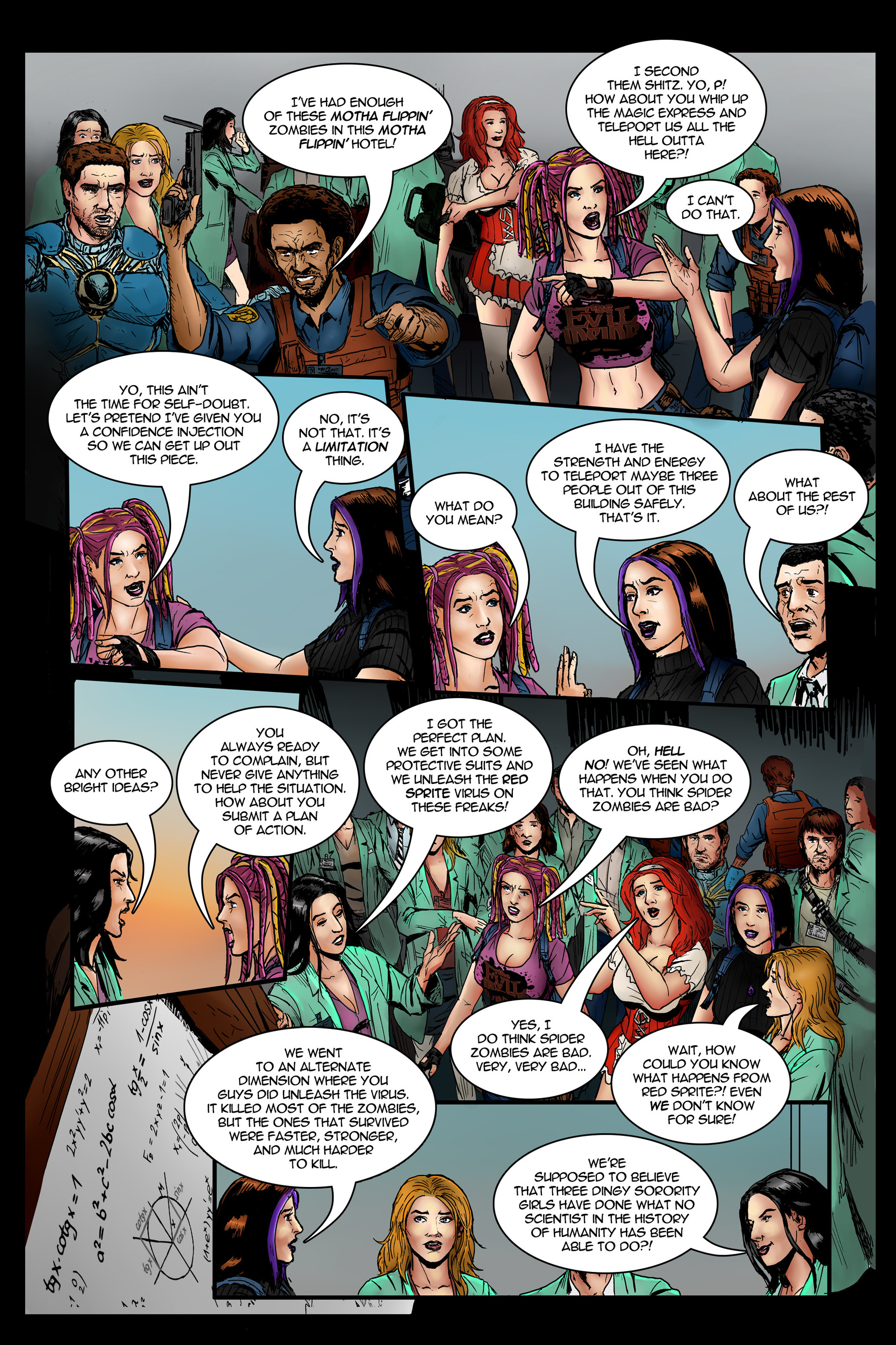 Read online Chaos Campus: Sorority Girls Vs. Zombies comic -  Issue #22 - 17