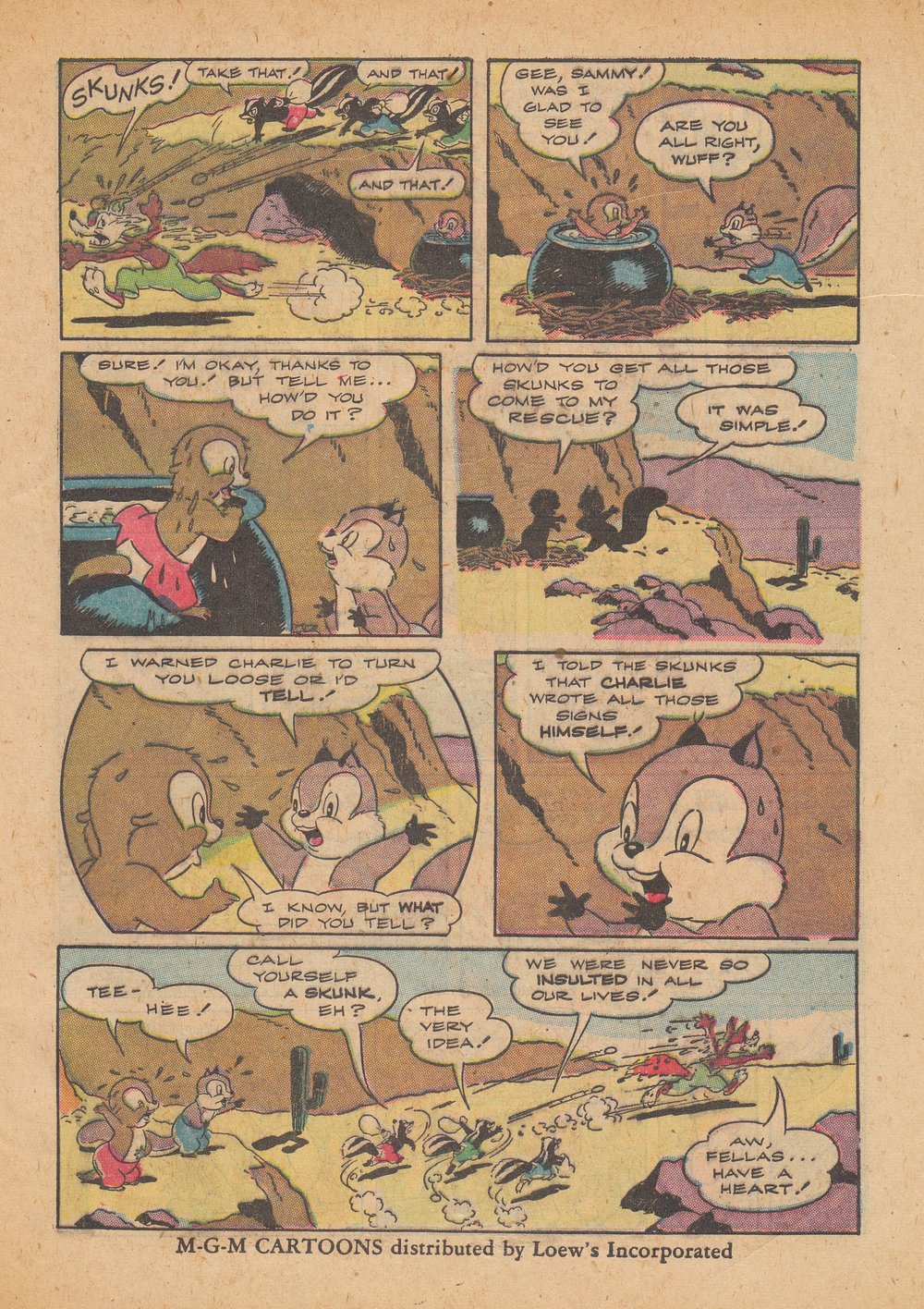 Read online Our Gang Comics comic -  Issue #38 - 49