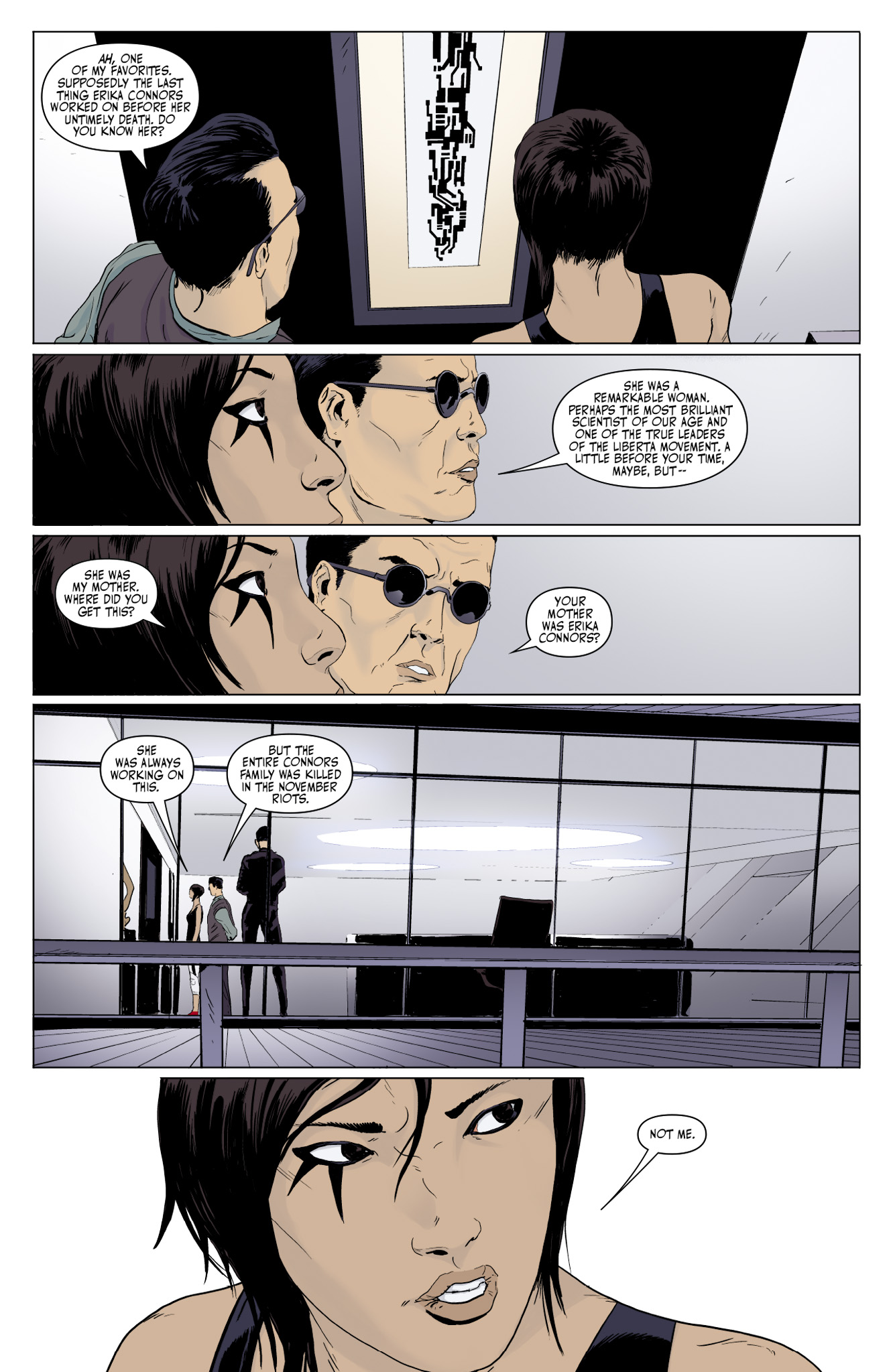 Read online Mirror's Edge: Exordium comic -  Issue #1 - 14