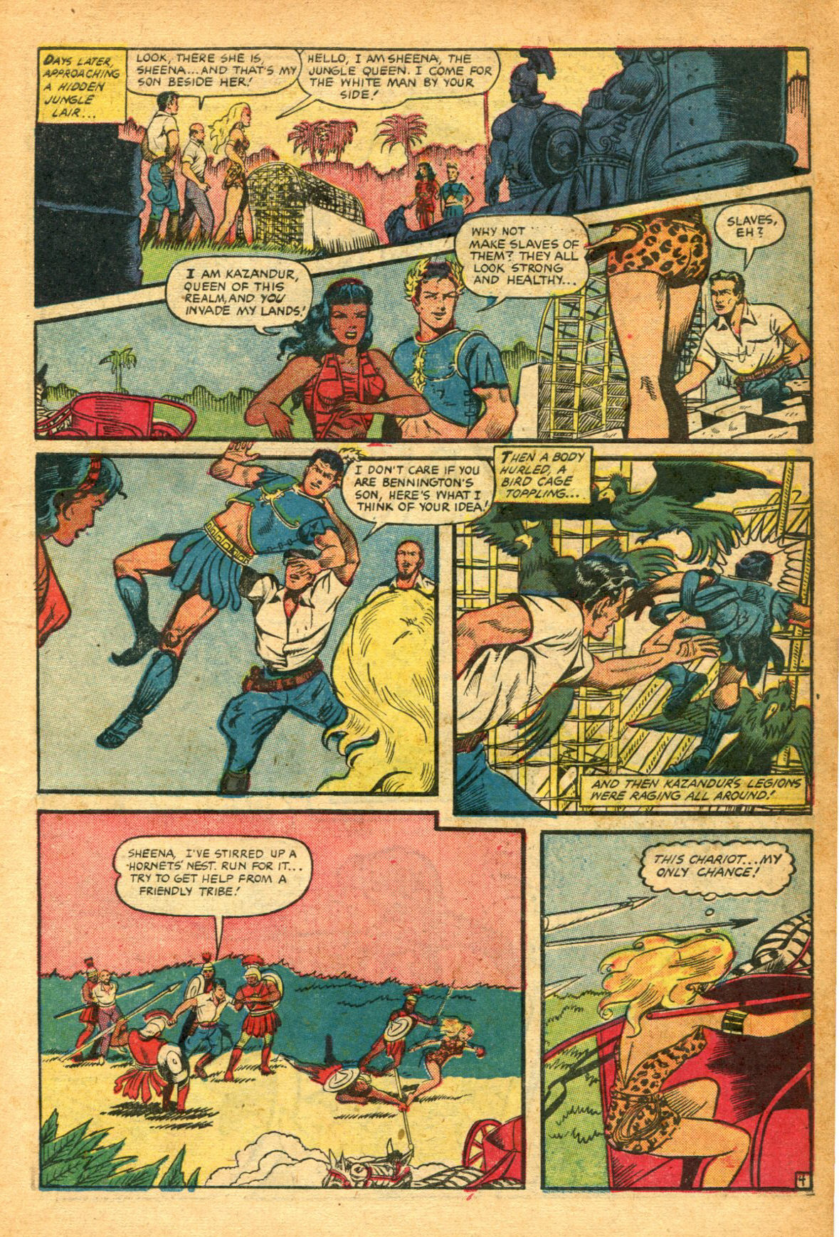 Read online Sheena, Queen of the Jungle (1942) comic -  Issue #14 - 7