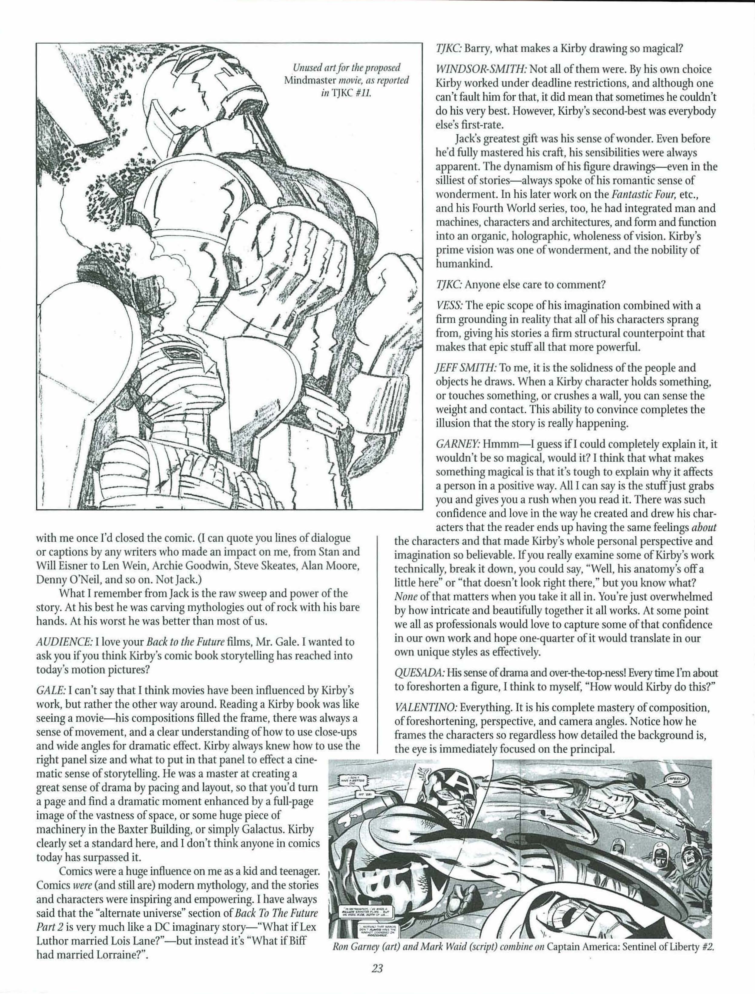 Read online The Jack Kirby Collector comic -  Issue #27 - 23