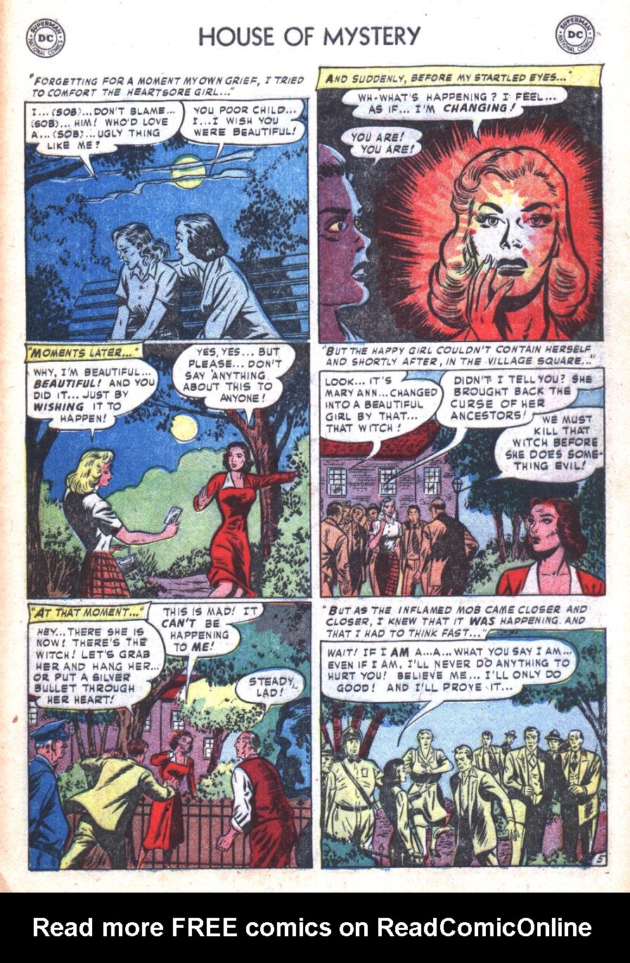 Read online House of Mystery (1951) comic -  Issue #5 - 39