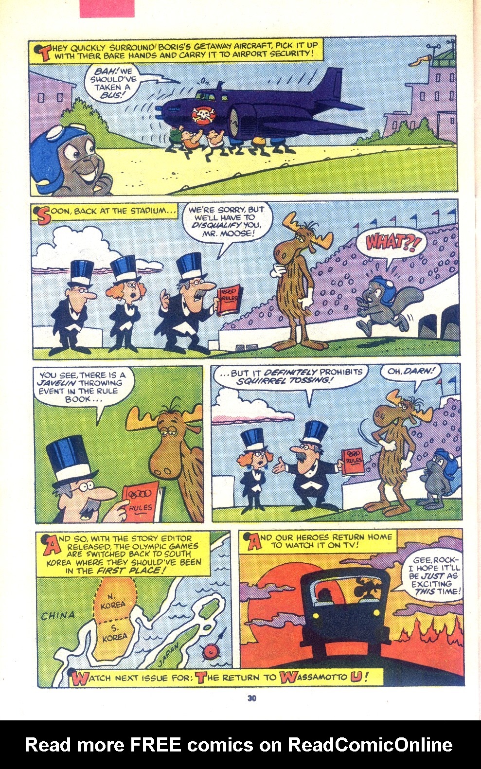 Read online Bullwinkle and Rocky comic -  Issue #6 - 32