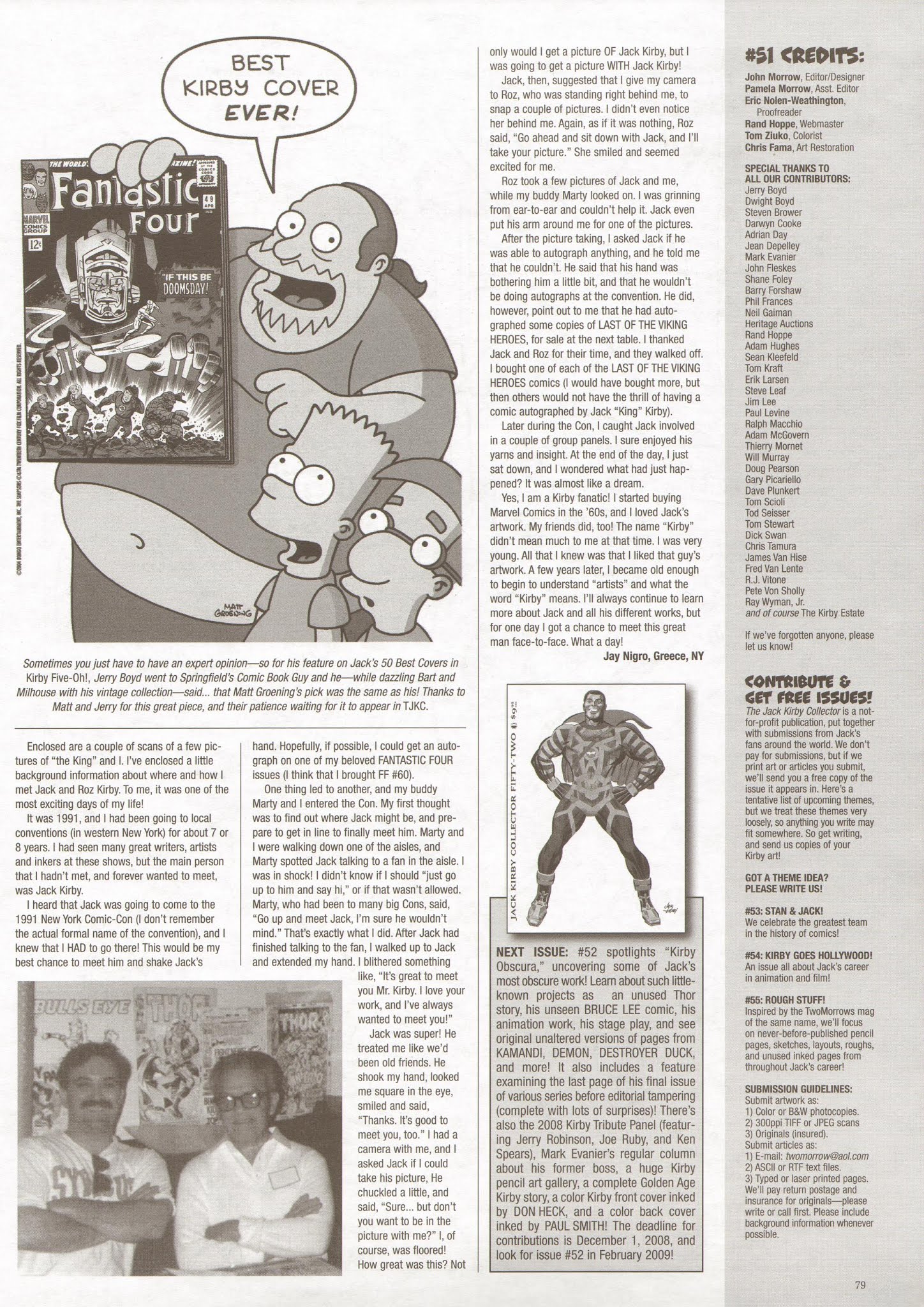 Read online The Jack Kirby Collector comic -  Issue #51 - 78