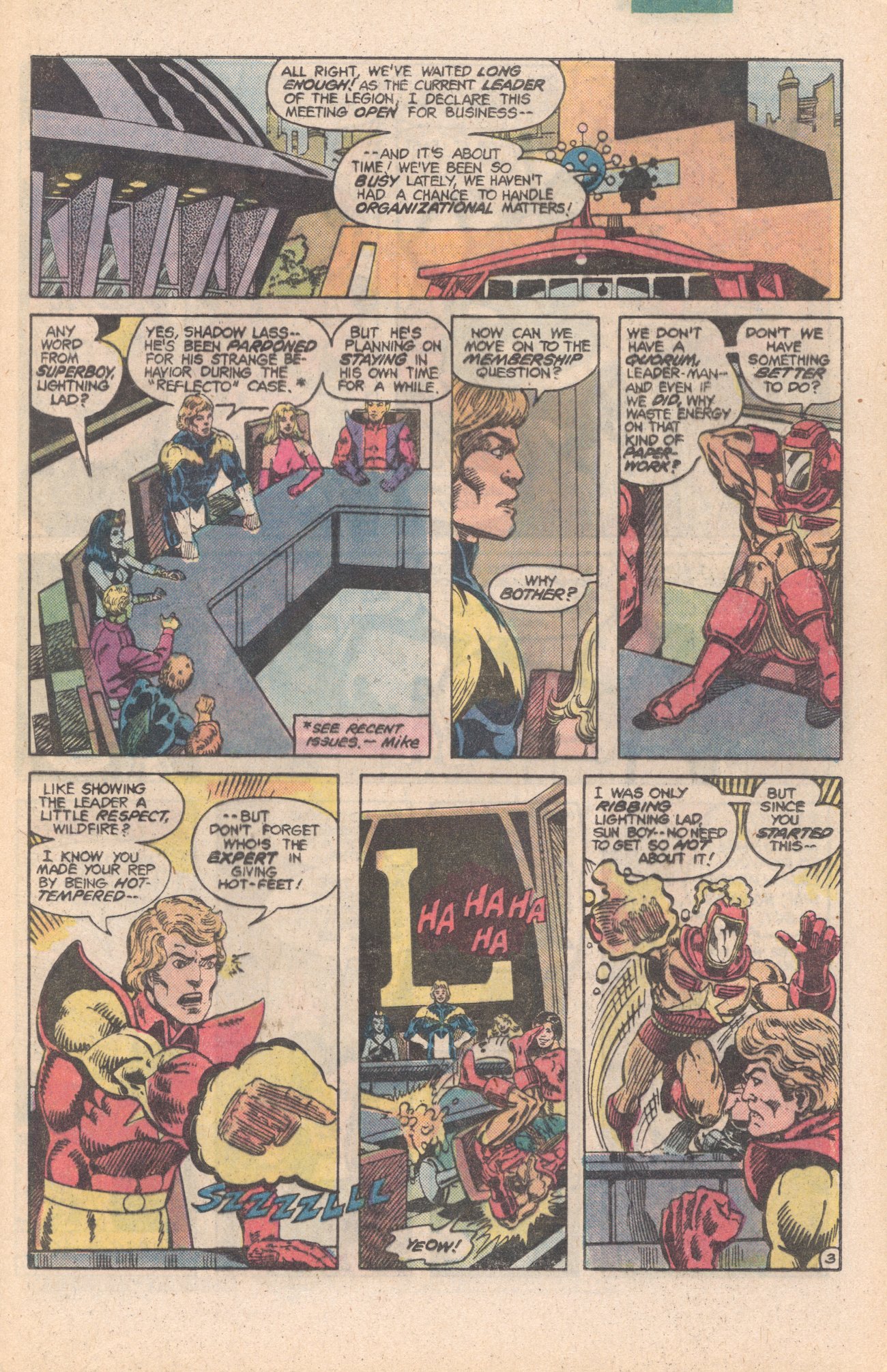 Legion of Super-Heroes (1980) 284 Page 3