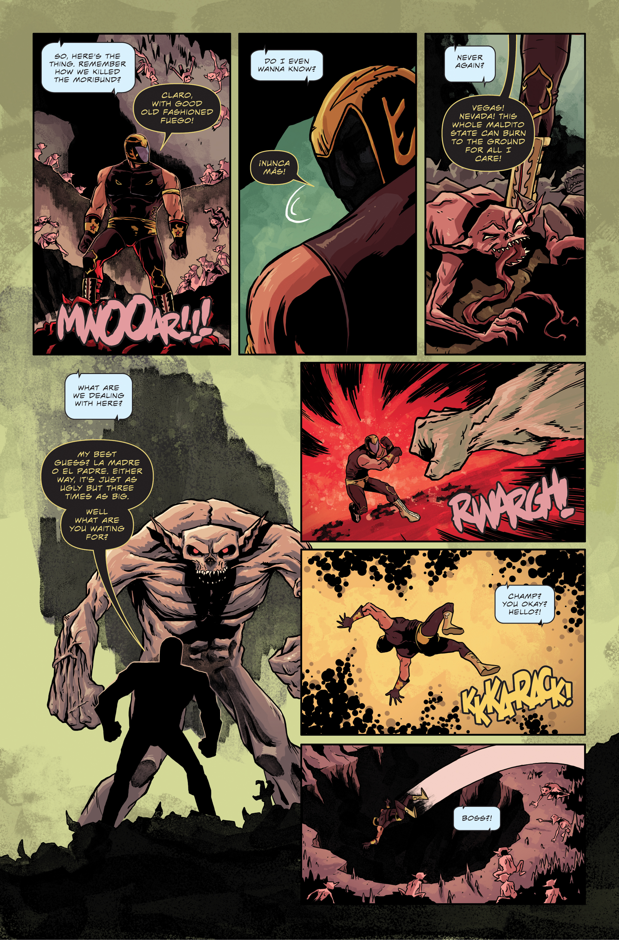 Read online Masked Republic Luchaverse: Tinieblas Jr comic -  Issue # Full - 10