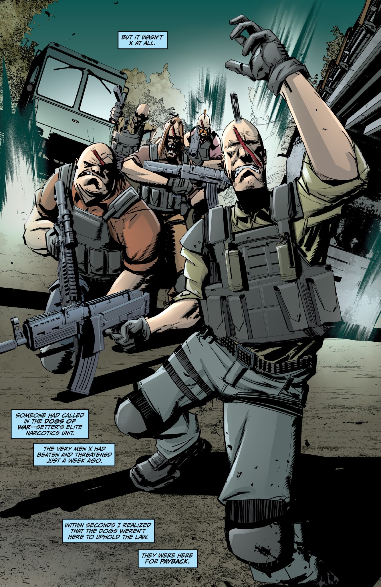 Read online X: The Dogs of War comic -  Issue # Full - 70