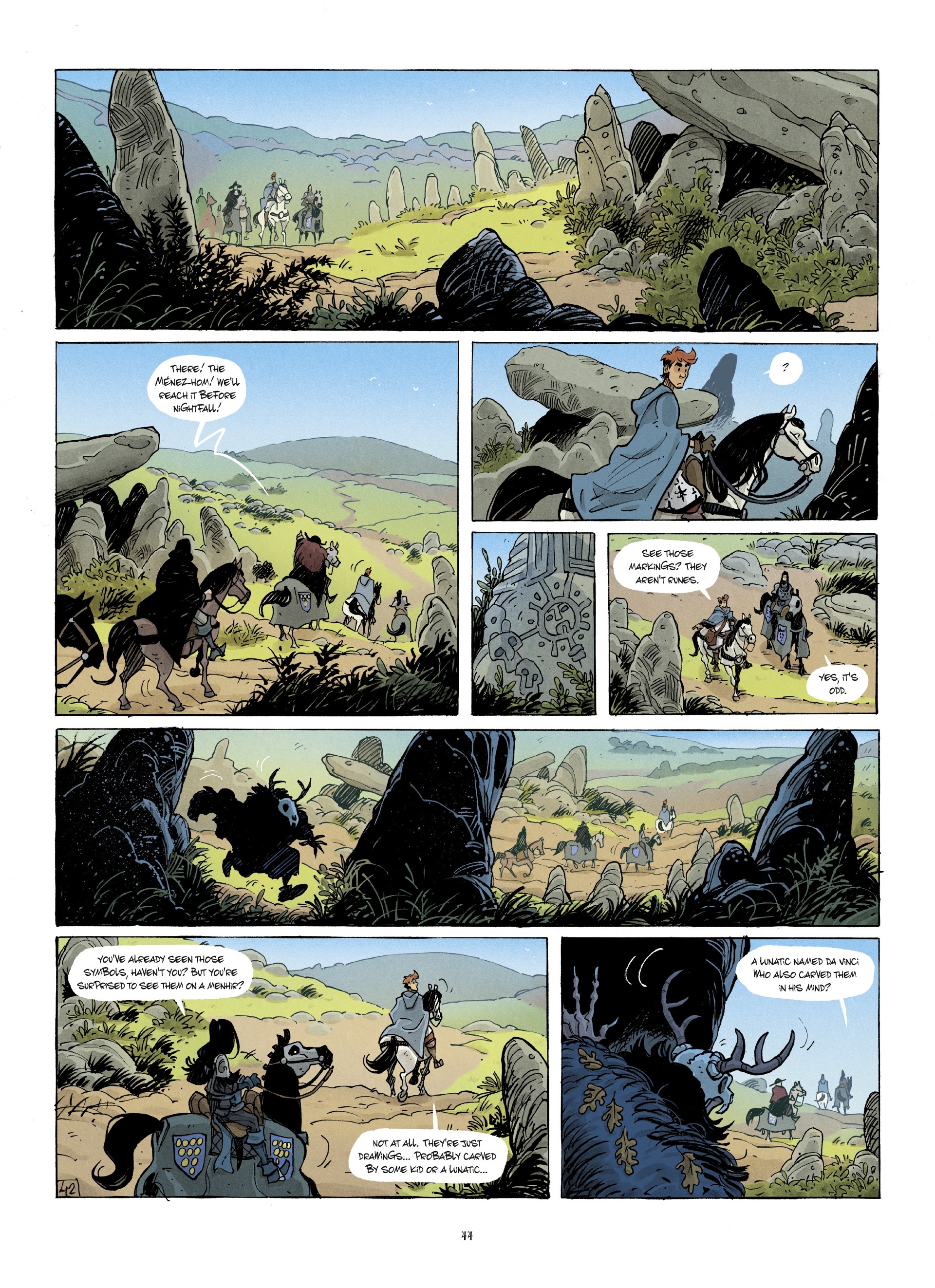 Read online Cinq Avril: The Heir of da Vinci comic -  Issue # Full - 46