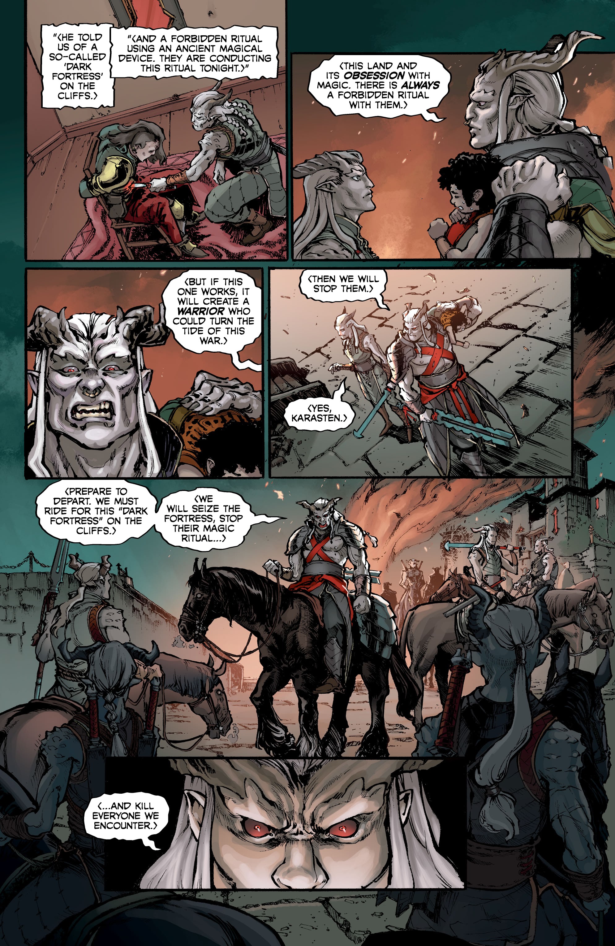 Read online Dragon Age: Dark Fortress comic -  Issue #1 - 22