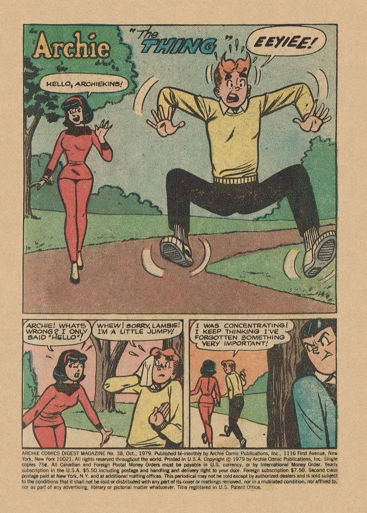 Read online Archie Digest Magazine comic -  Issue #38 - 3