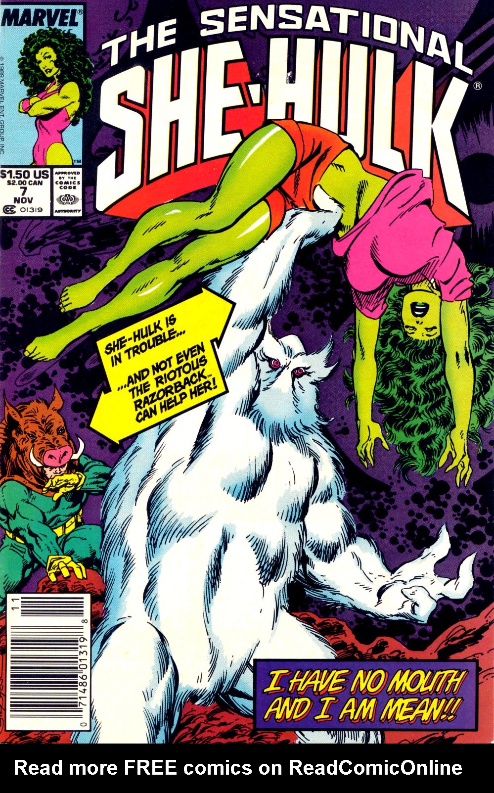 Read online The Sensational She-Hulk comic -  Issue #7 - 1