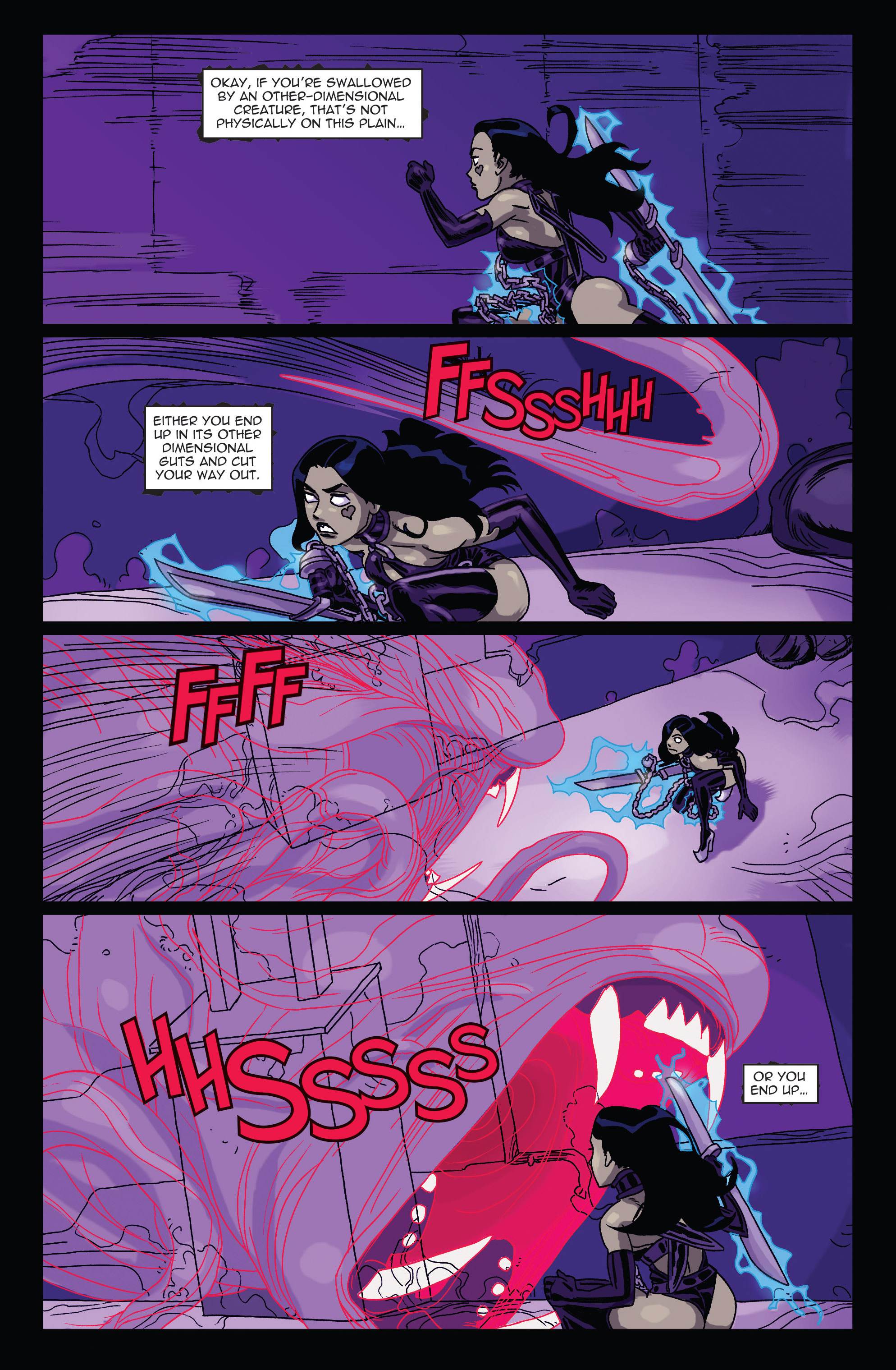 Read online Zombie Tramp vs: Vampblade comic -  Issue #3 - 5