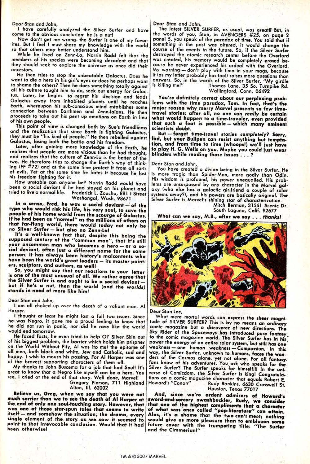 Read online Silver Surfer (1968) comic -  Issue #11 - 33