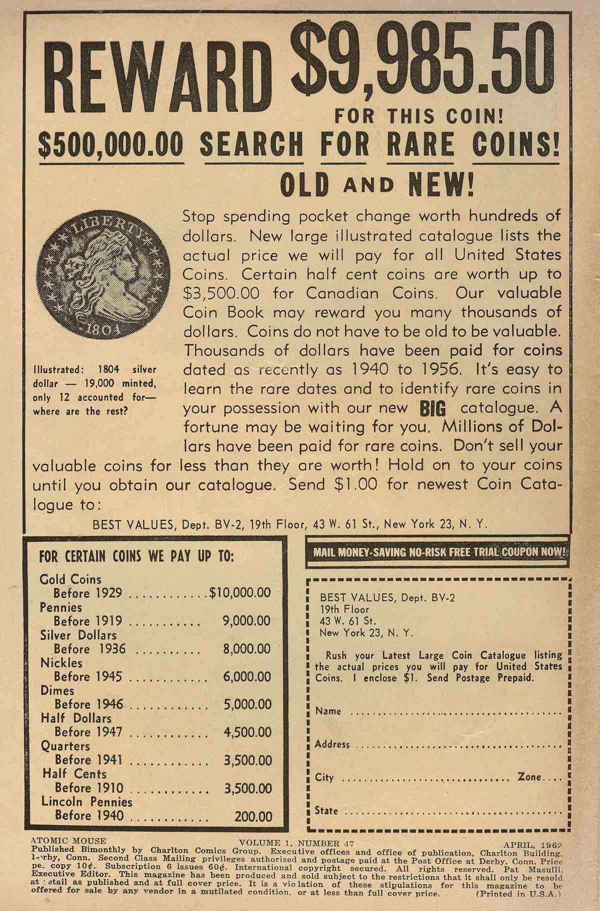 Read online Atomic Mouse comic -  Issue #47 - 2