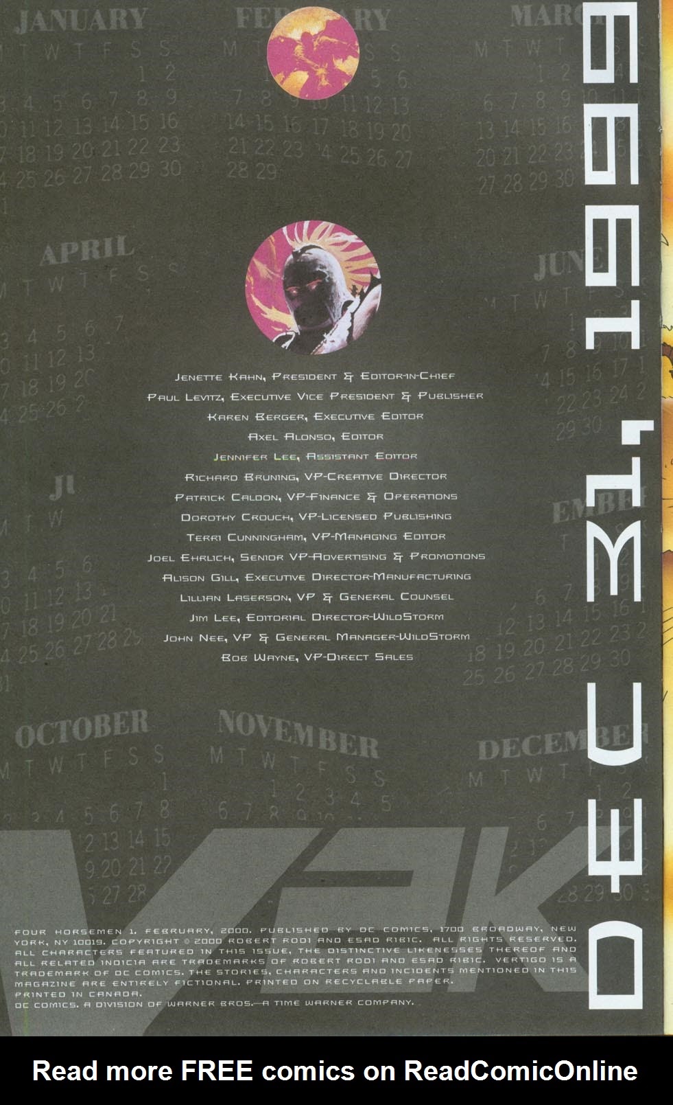 Read online Four Horsemen comic -  Issue #1 - 3