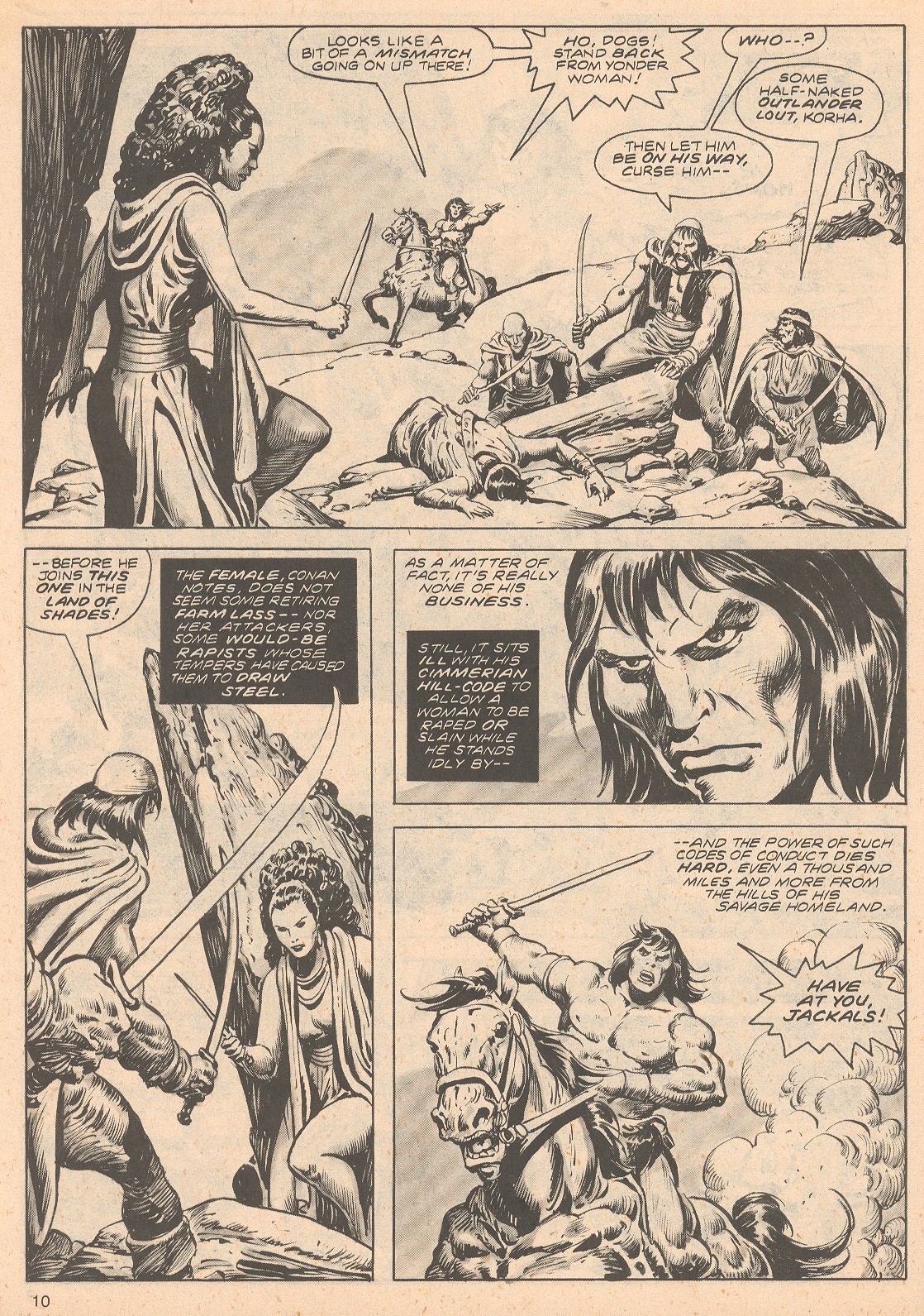 Read online The Savage Sword Of Conan comic -  Issue #68 - 10