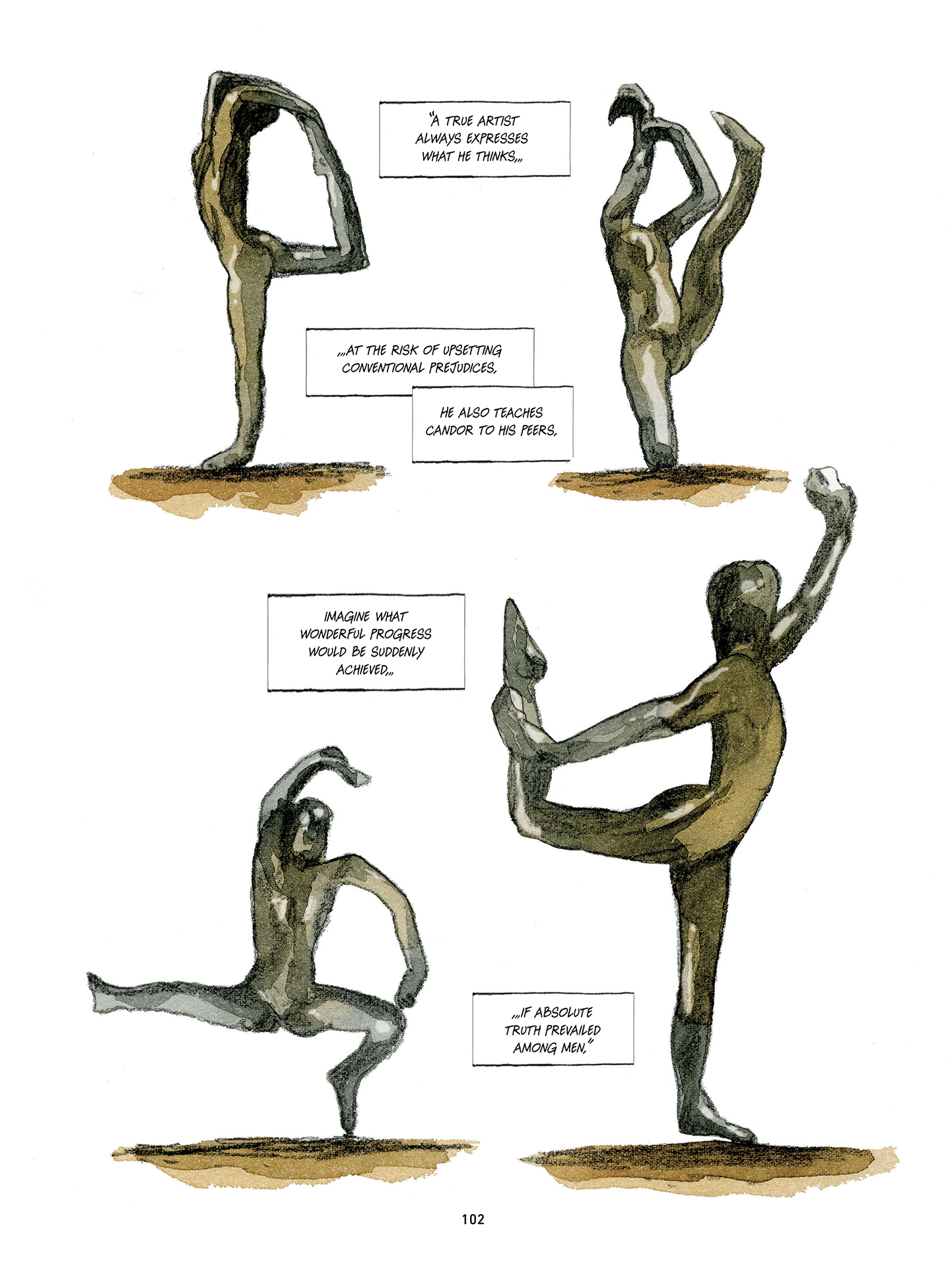 Read online Rodin: Fugit Amor, An Intimate Portrait comic -  Issue # TPB - 103