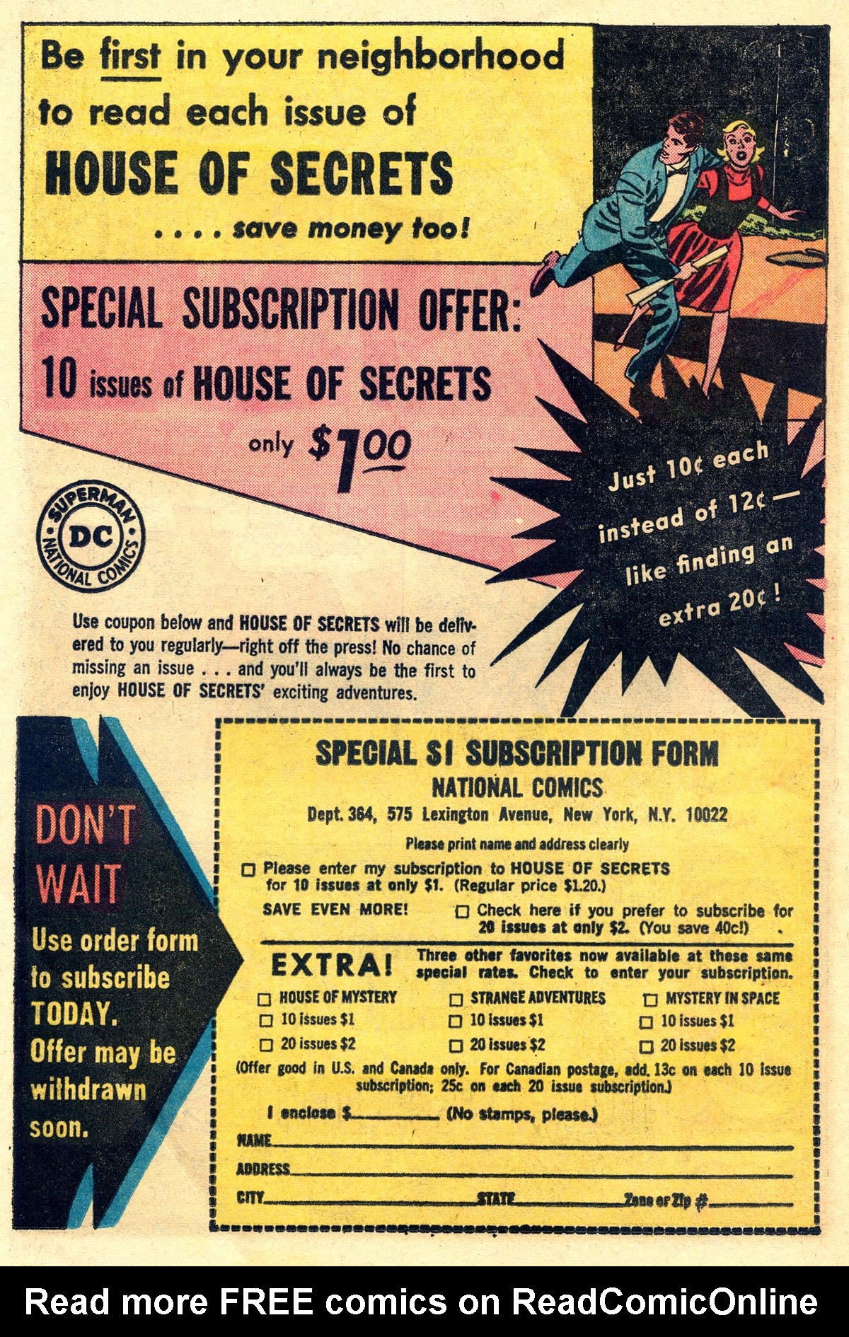 Read online House of Secrets (1956) comic -  Issue #66 - 32