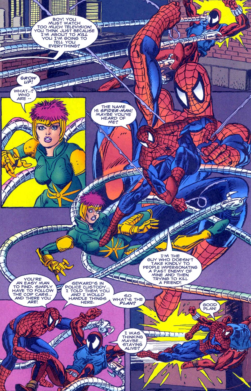Read online Spider-Man (1990) comic -  Issue #63 - The Kick Inside - 17