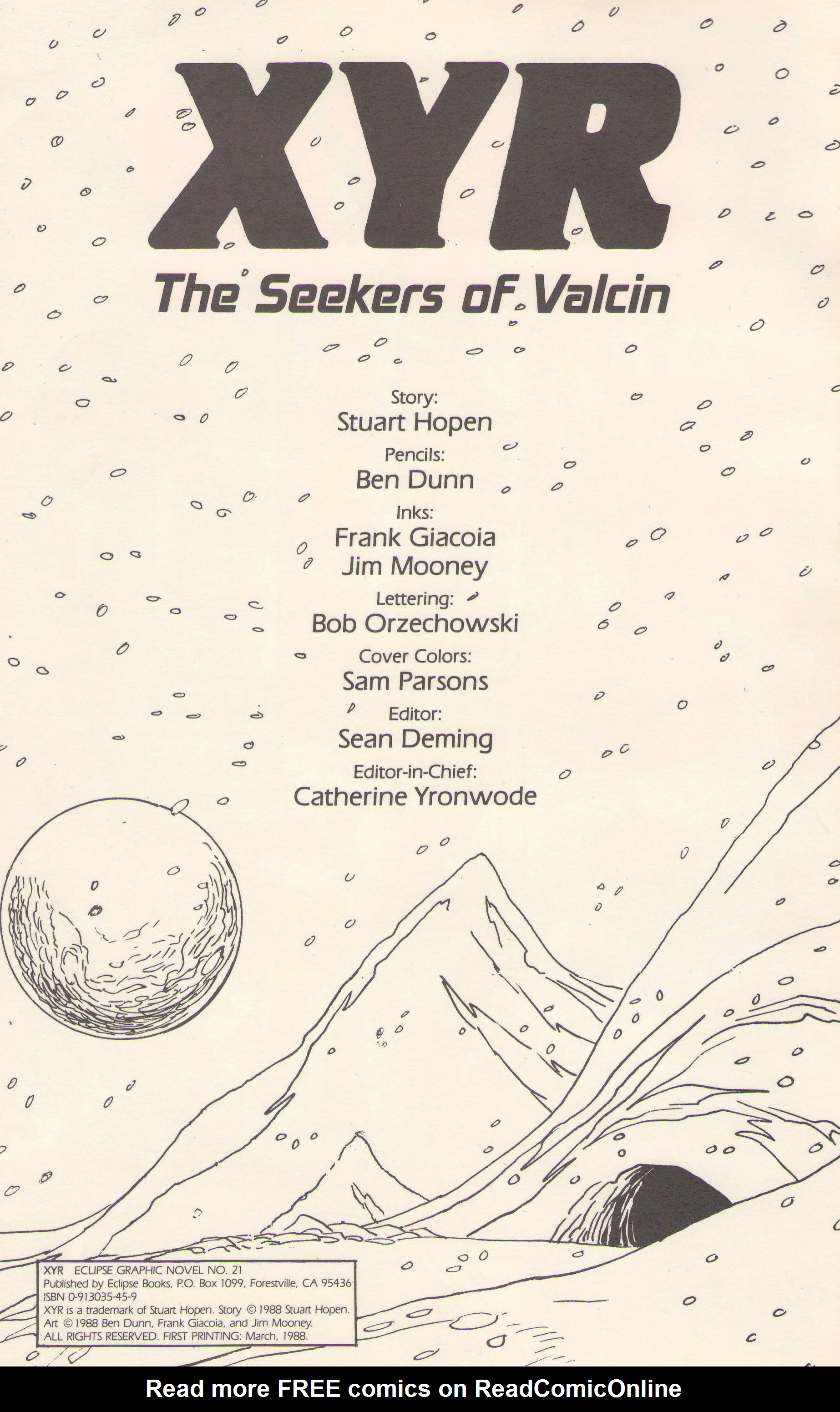 Read online Xyr comic -  Issue # Full - 2