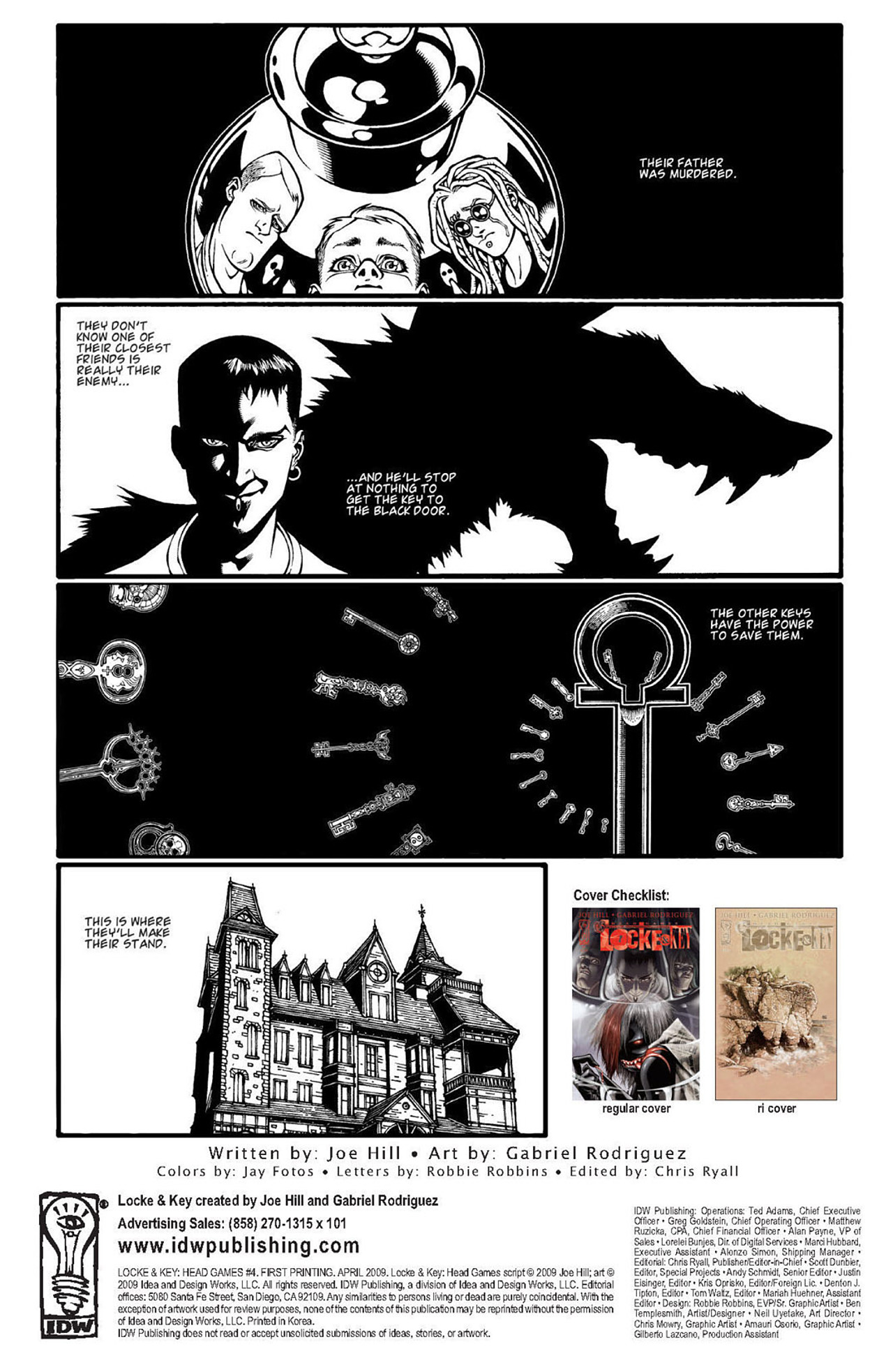 Read online Locke & Key: Head Games comic -  Issue #4 - 3